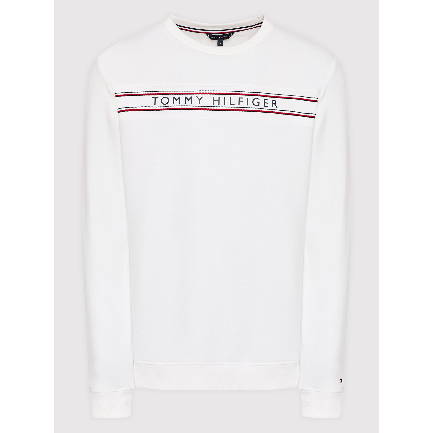 Tommy Hilfiger Mikina Track Top UM0UM02426 Biela Regular Fit - Pepit.sk