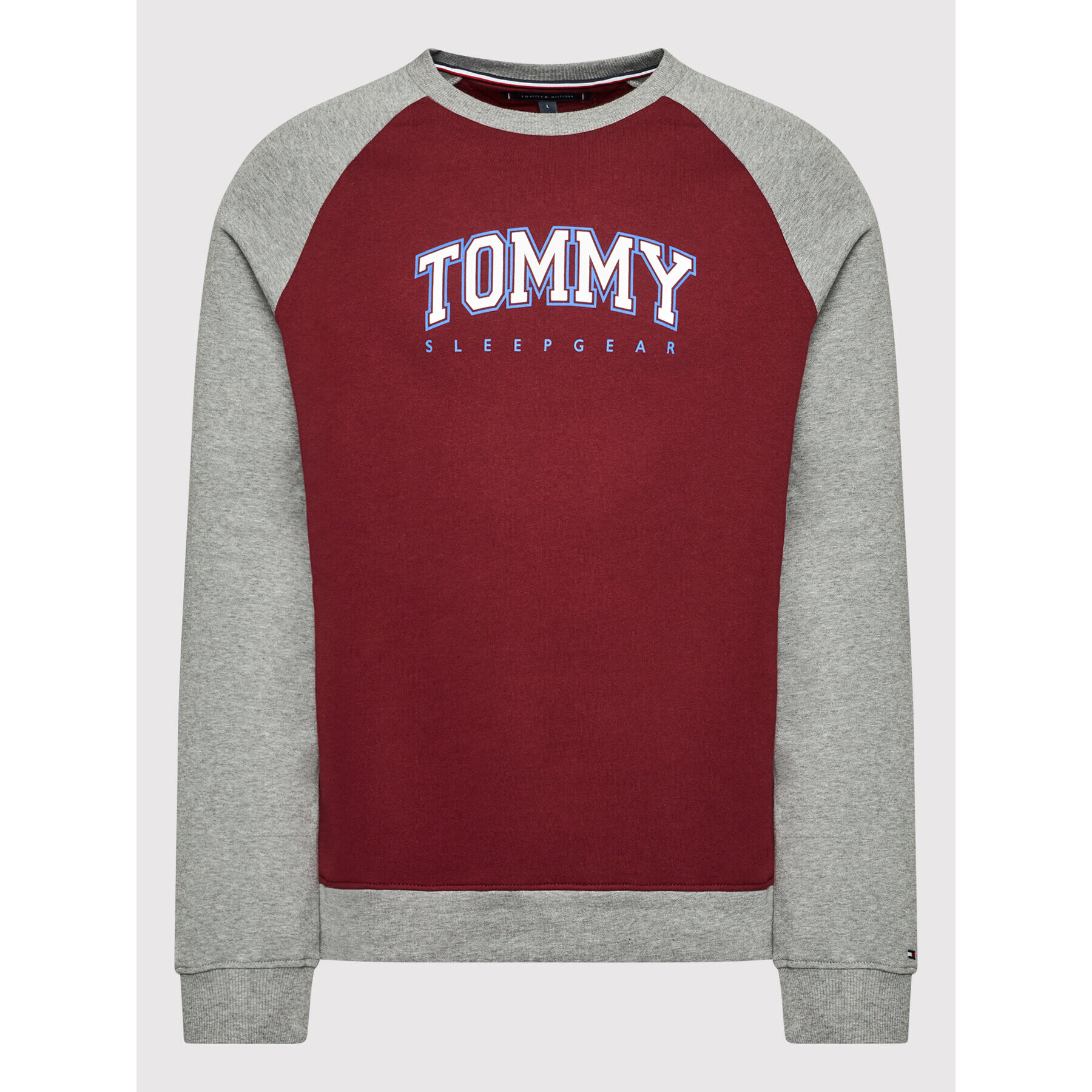 Tommy Hilfiger Mikina Track UM0UM02365 Bordová Regular Fit - Pepit.sk