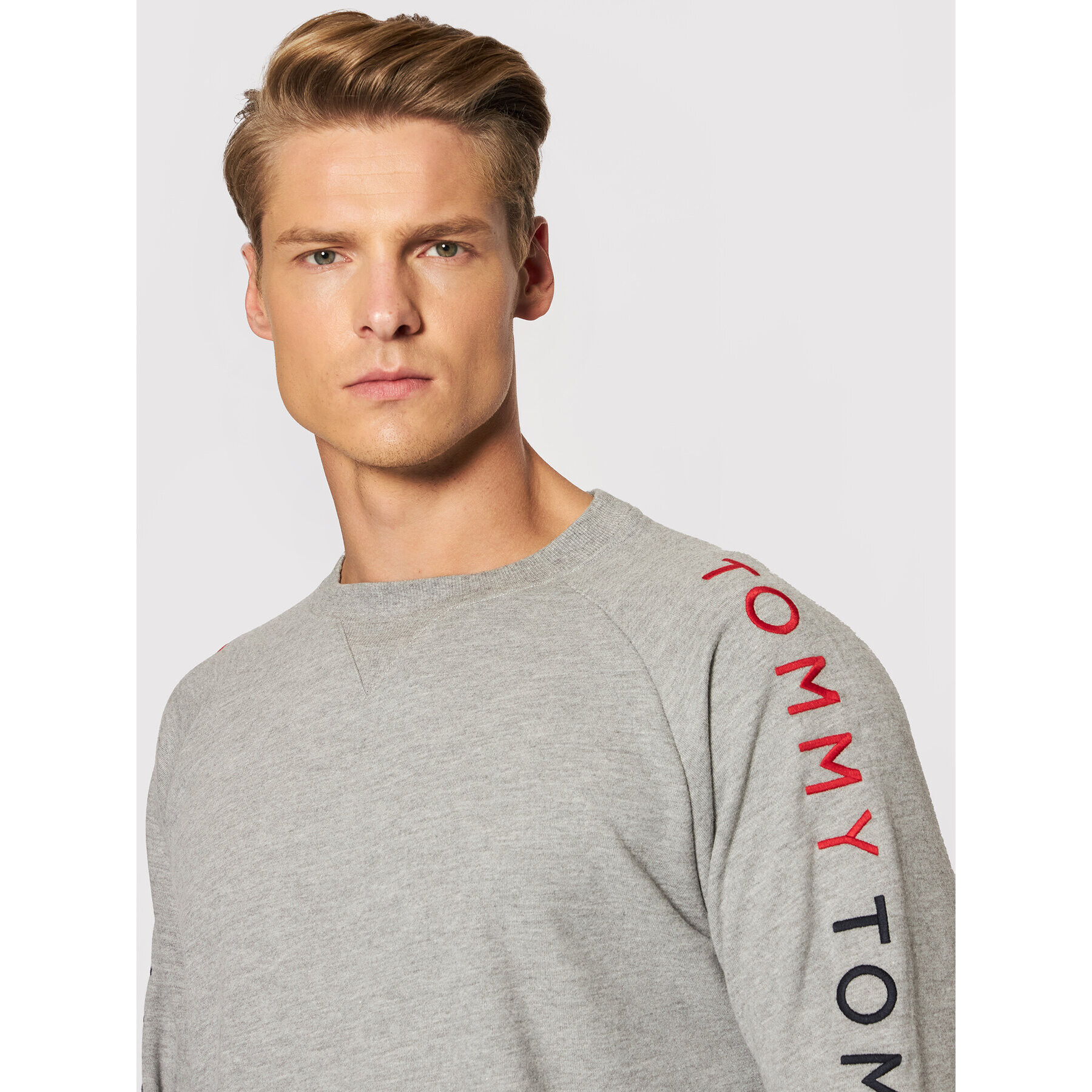 Tommy Hilfiger Mikina UM0UM02390 Sivá Regular Fit - Pepit.sk