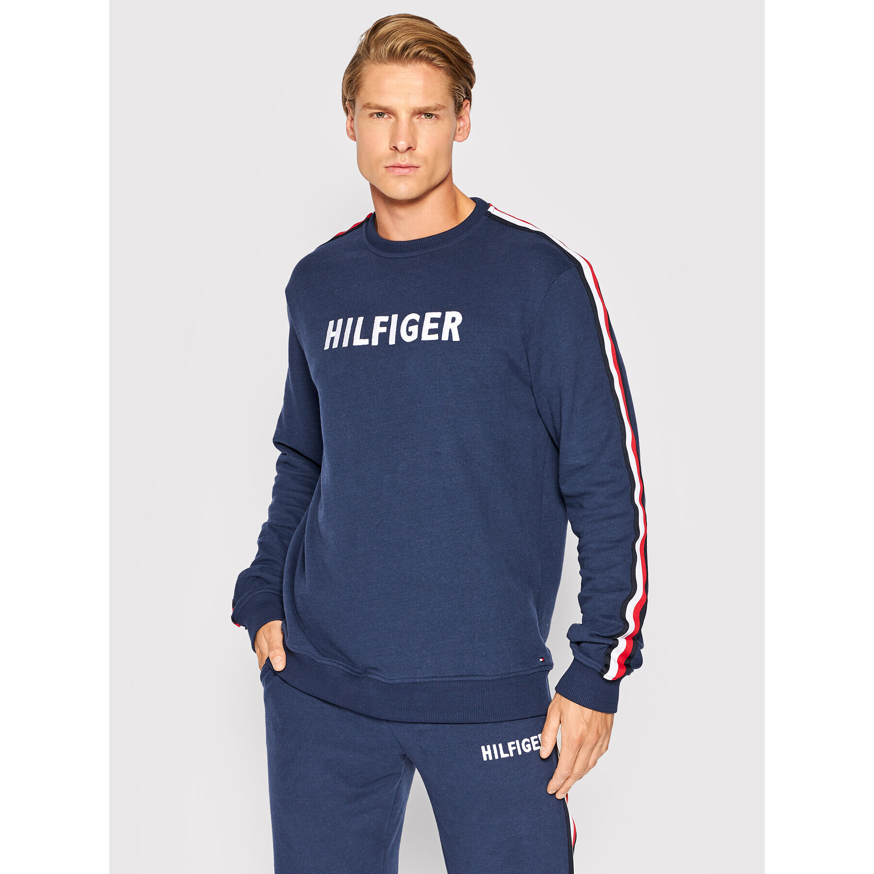 Tommy Hilfiger Mikina UM0UM02442 Tmavomodrá Regular Fit - Pepit.sk