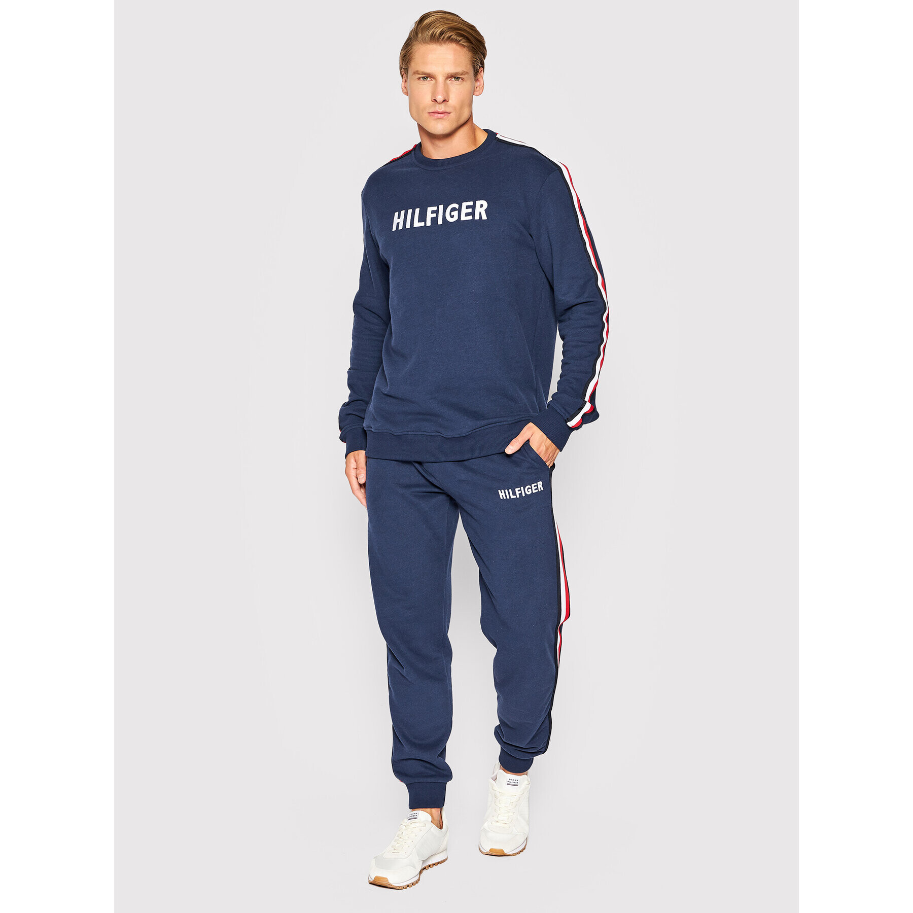 Tommy Hilfiger Mikina UM0UM02442 Tmavomodrá Regular Fit - Pepit.sk