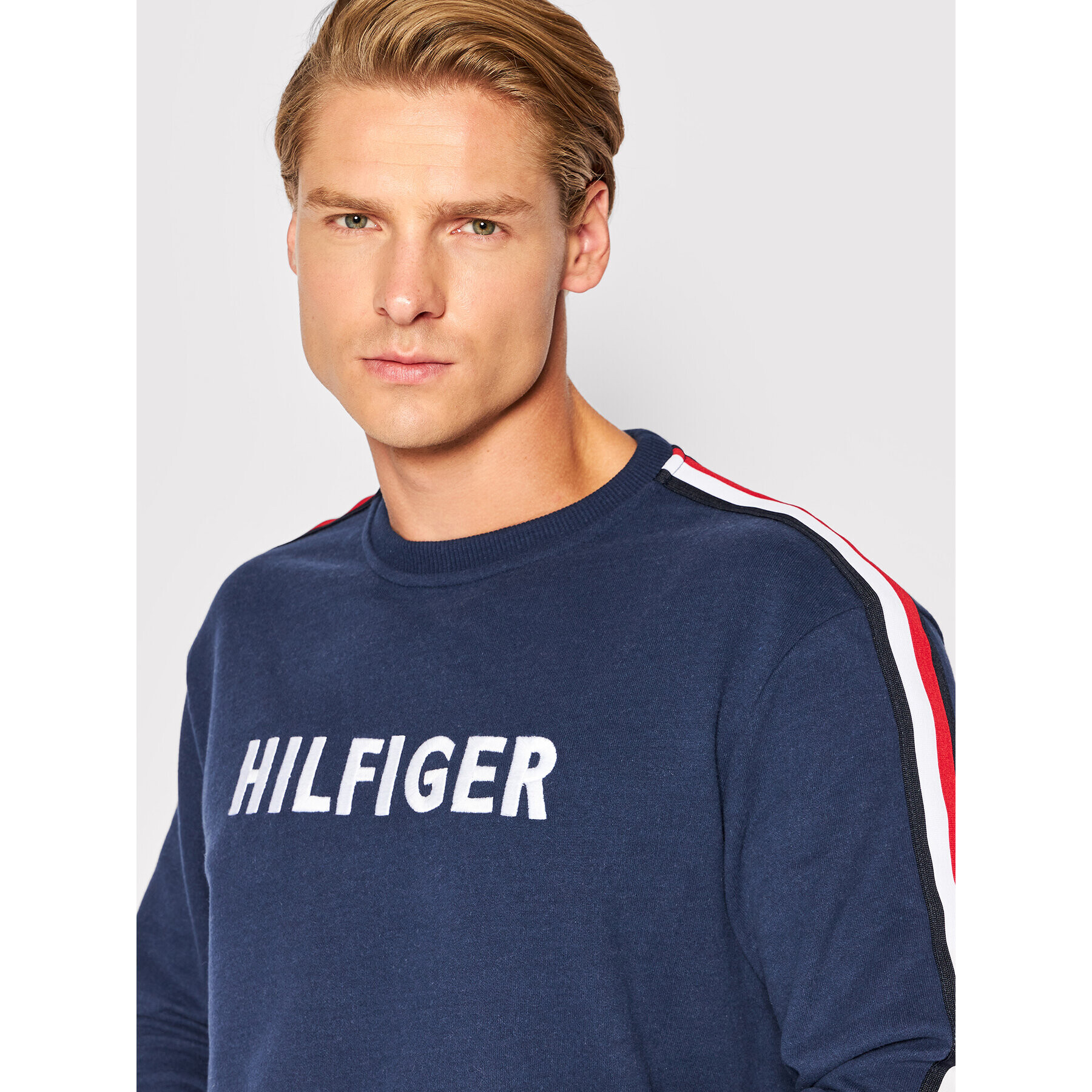 Tommy Hilfiger Mikina UM0UM02442 Tmavomodrá Regular Fit - Pepit.sk