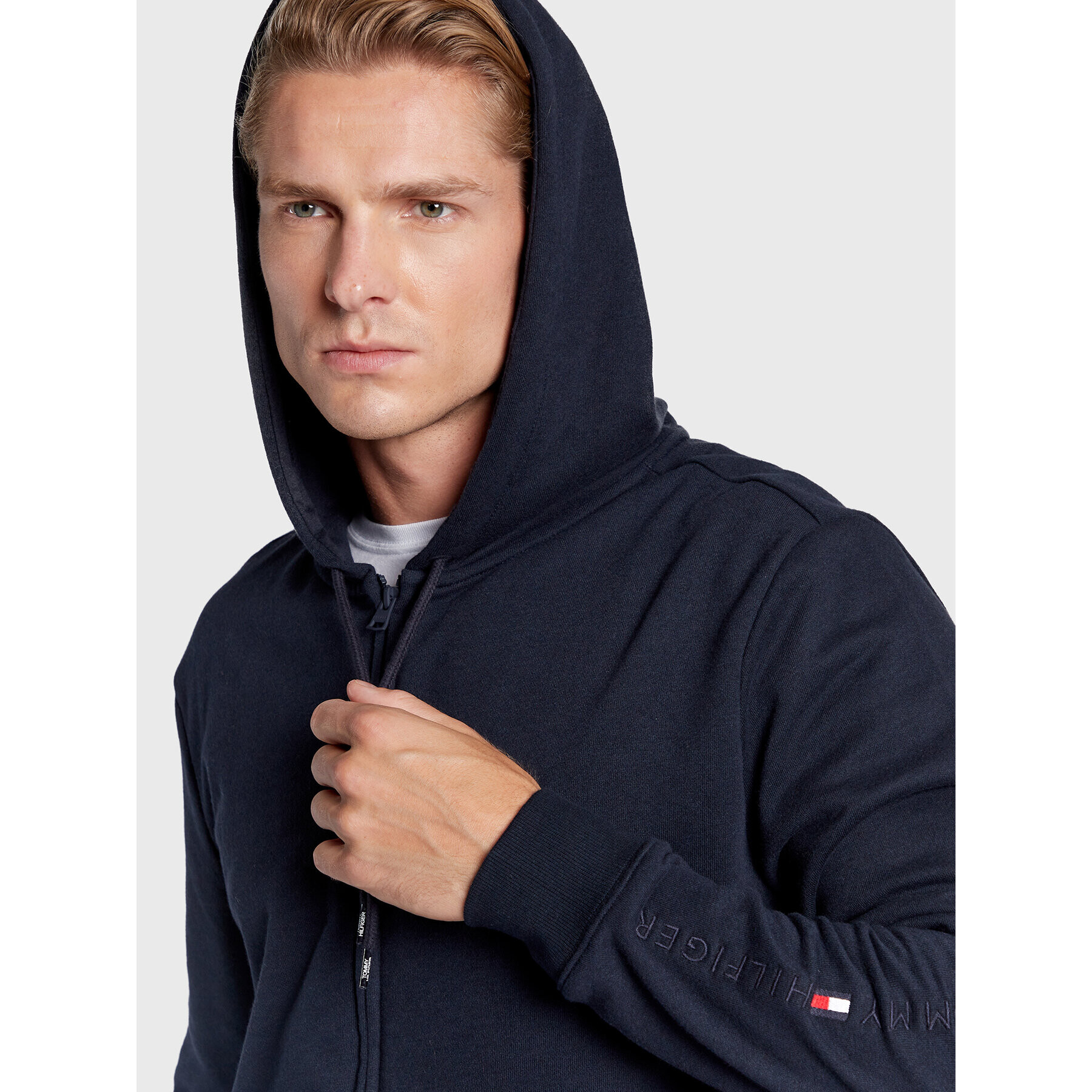 Tommy Hilfiger Mikina UM0UM02625 Tmavomodrá Relaxed Fit - Pepit.sk