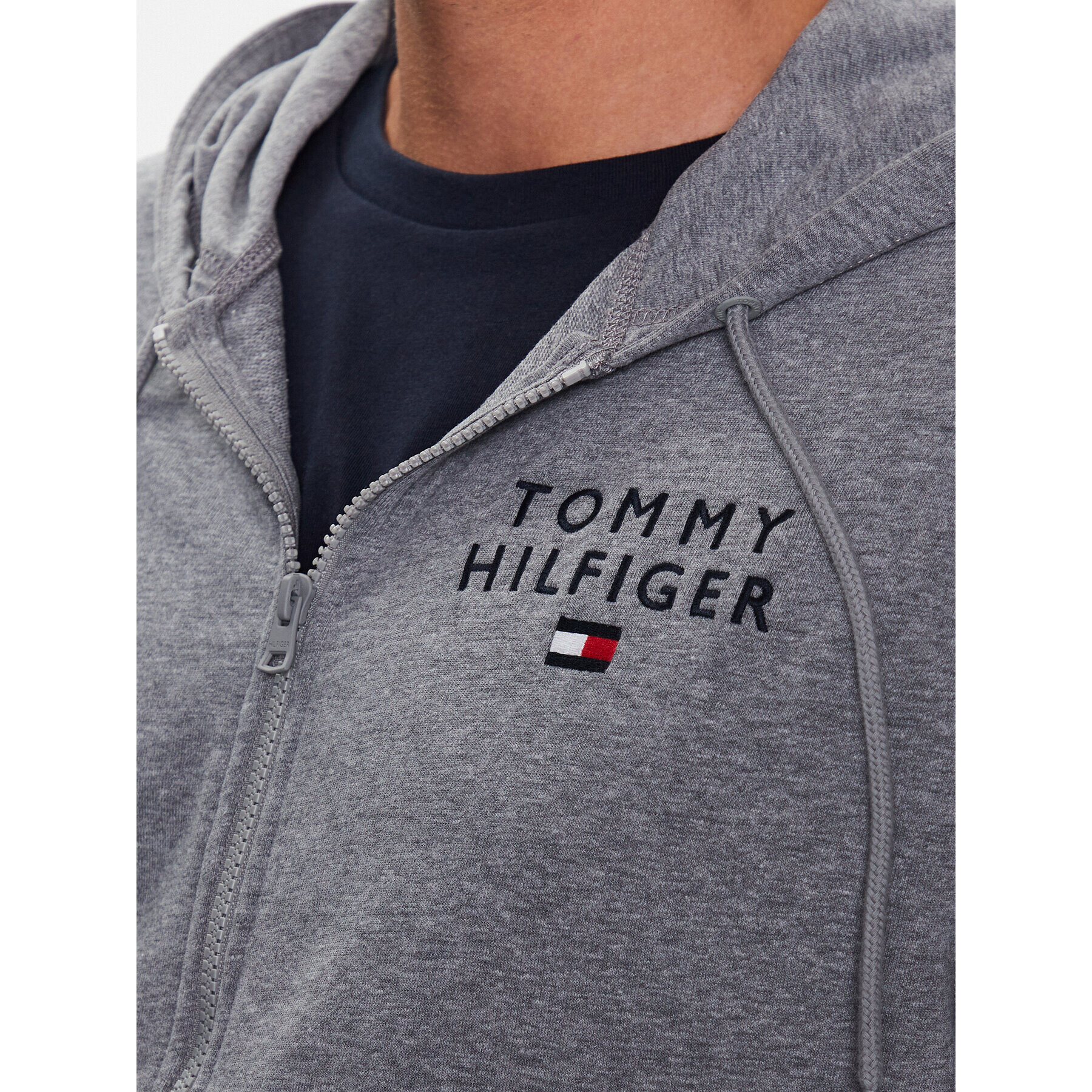 Tommy Hilfiger Mikina UM0UM02879 Sivá Regular Fit - Pepit.sk