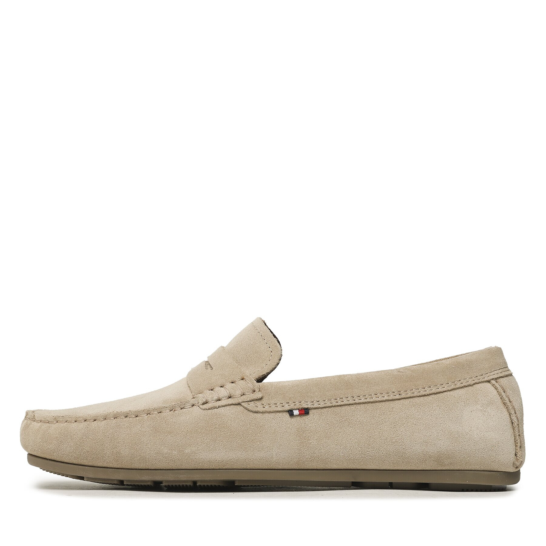 Tommy Hilfiger Mokasíny Casual Hilfiger Suede Driver FM0FM04271 Béžová - Pepit.sk