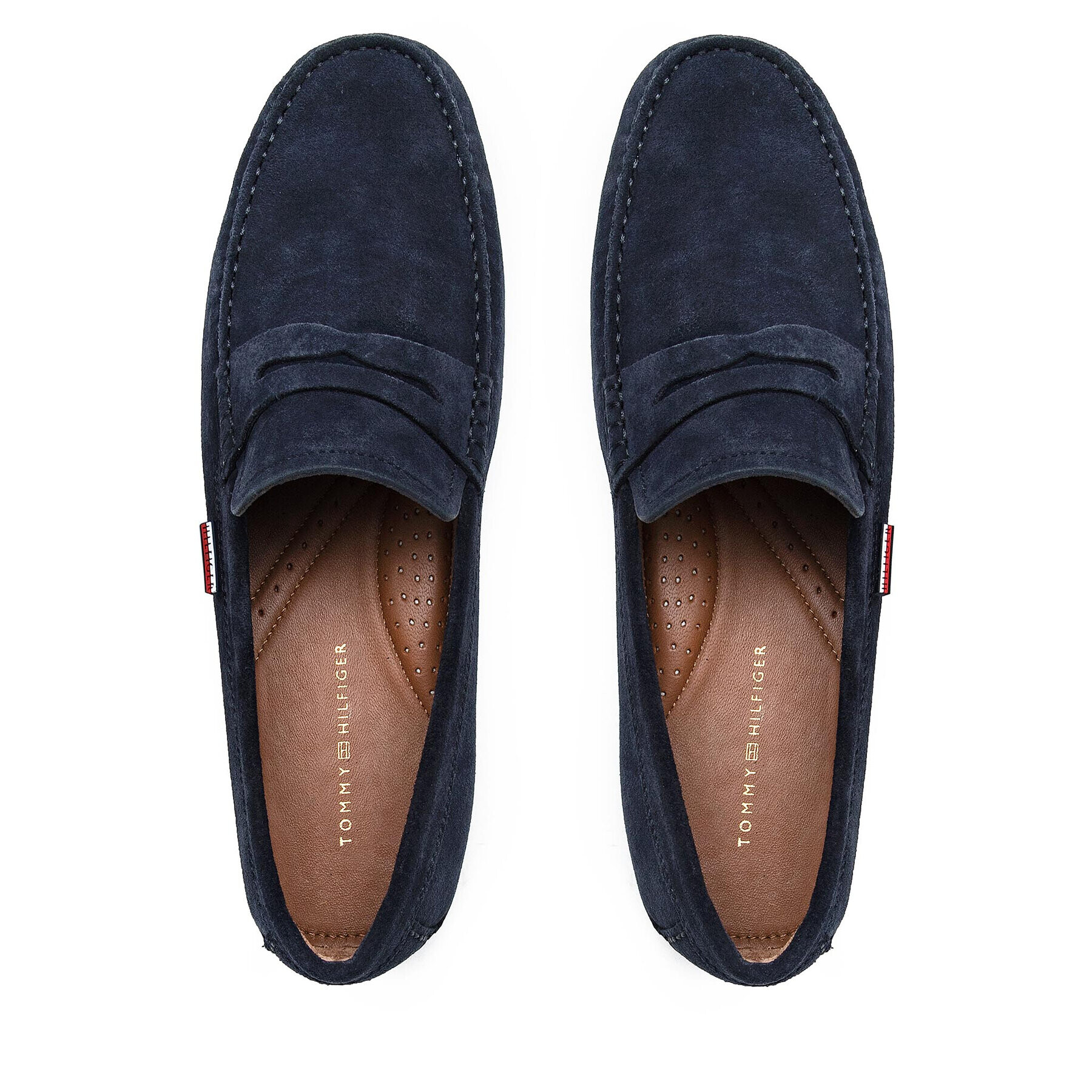 Tommy Hilfiger Mokasíny Classic Suede Penny Loafer FM0FM02725 Tmavomodrá - Pepit.sk