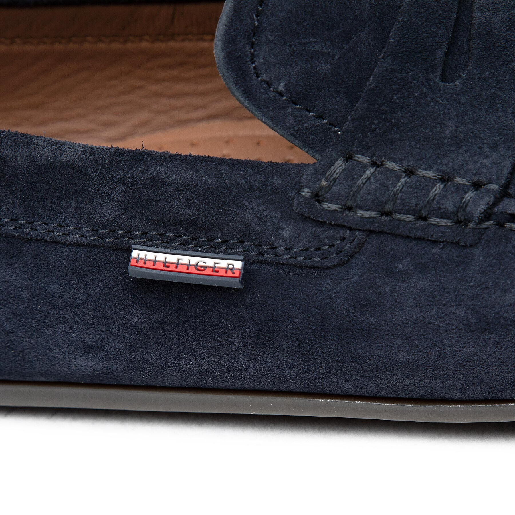 Tommy Hilfiger Mokasíny Classic Suede Penny Loafer FM0FM02725 Tmavomodrá - Pepit.sk