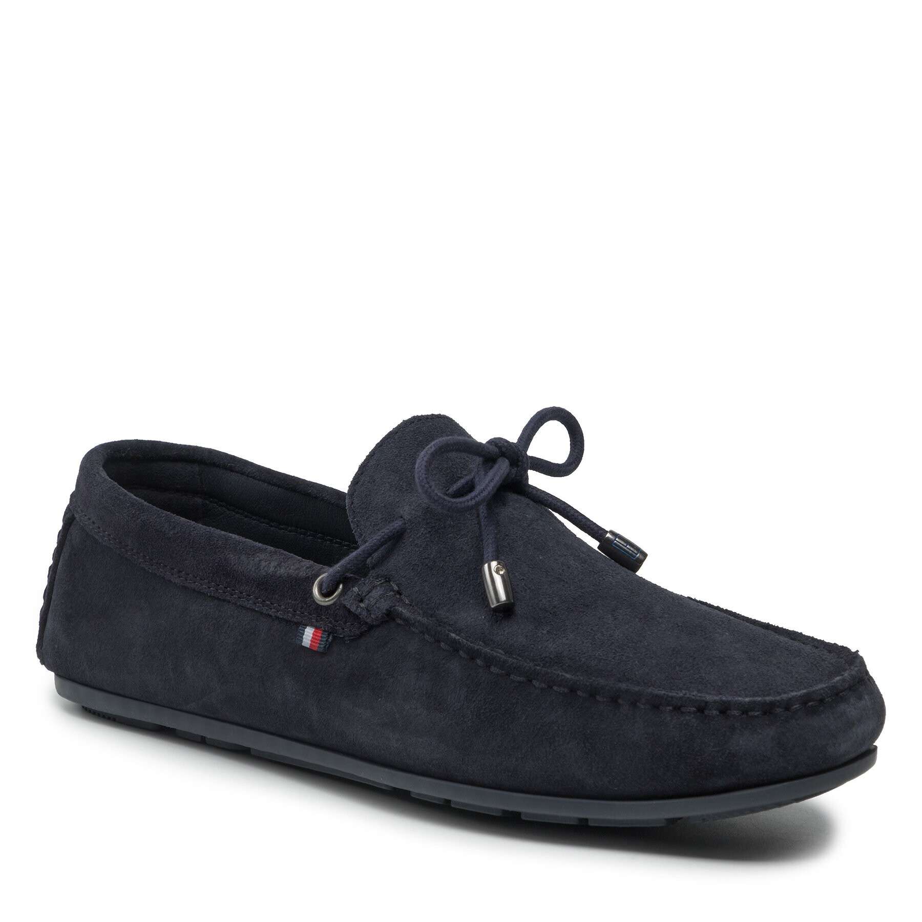 Tommy Hilfiger Mokasíny Corporate Suede Driver W Laces FM0FM03960 Tmavomodrá - Pepit.sk