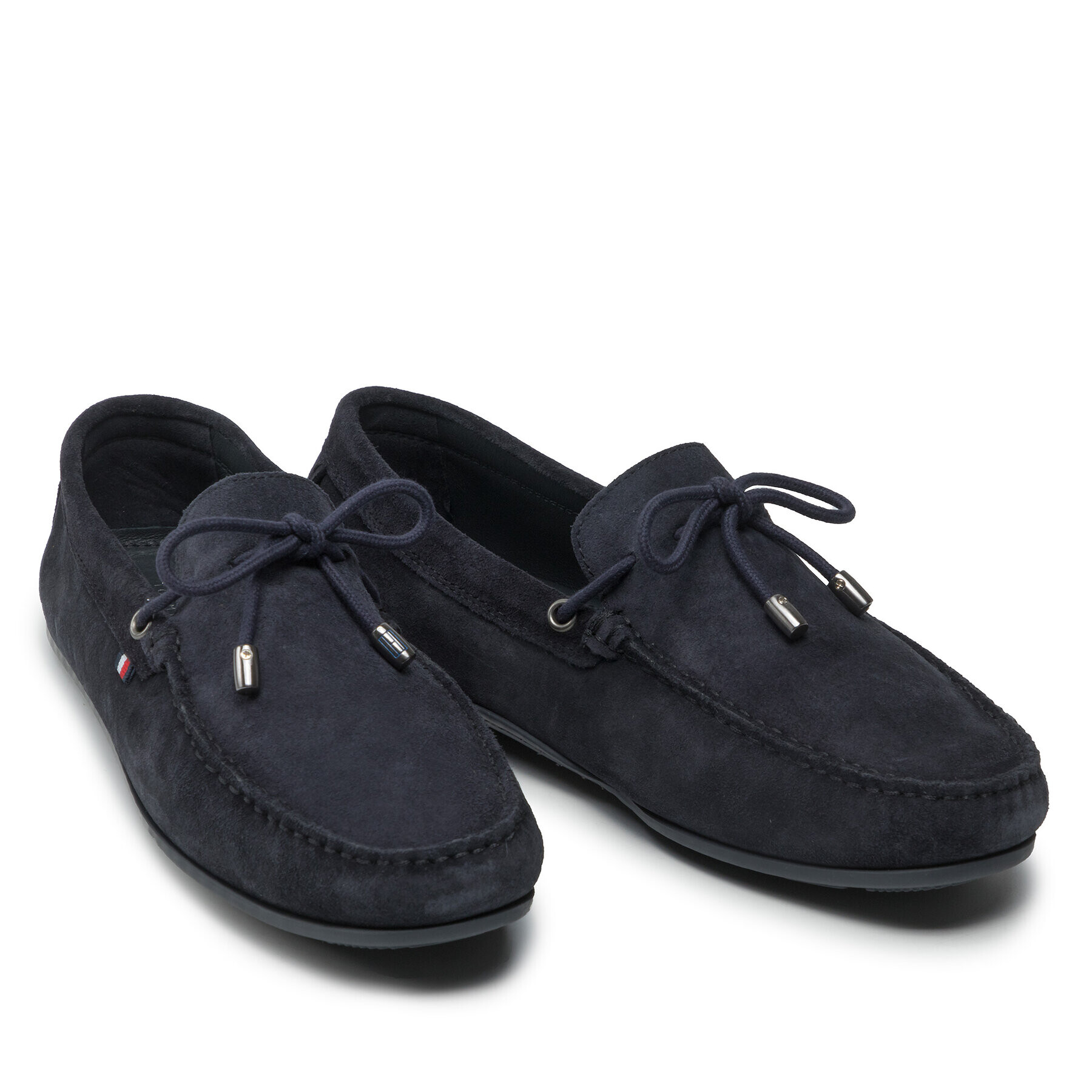 Tommy Hilfiger Mokasíny Corporate Suede Driver W Laces FM0FM03960 Tmavomodrá - Pepit.sk