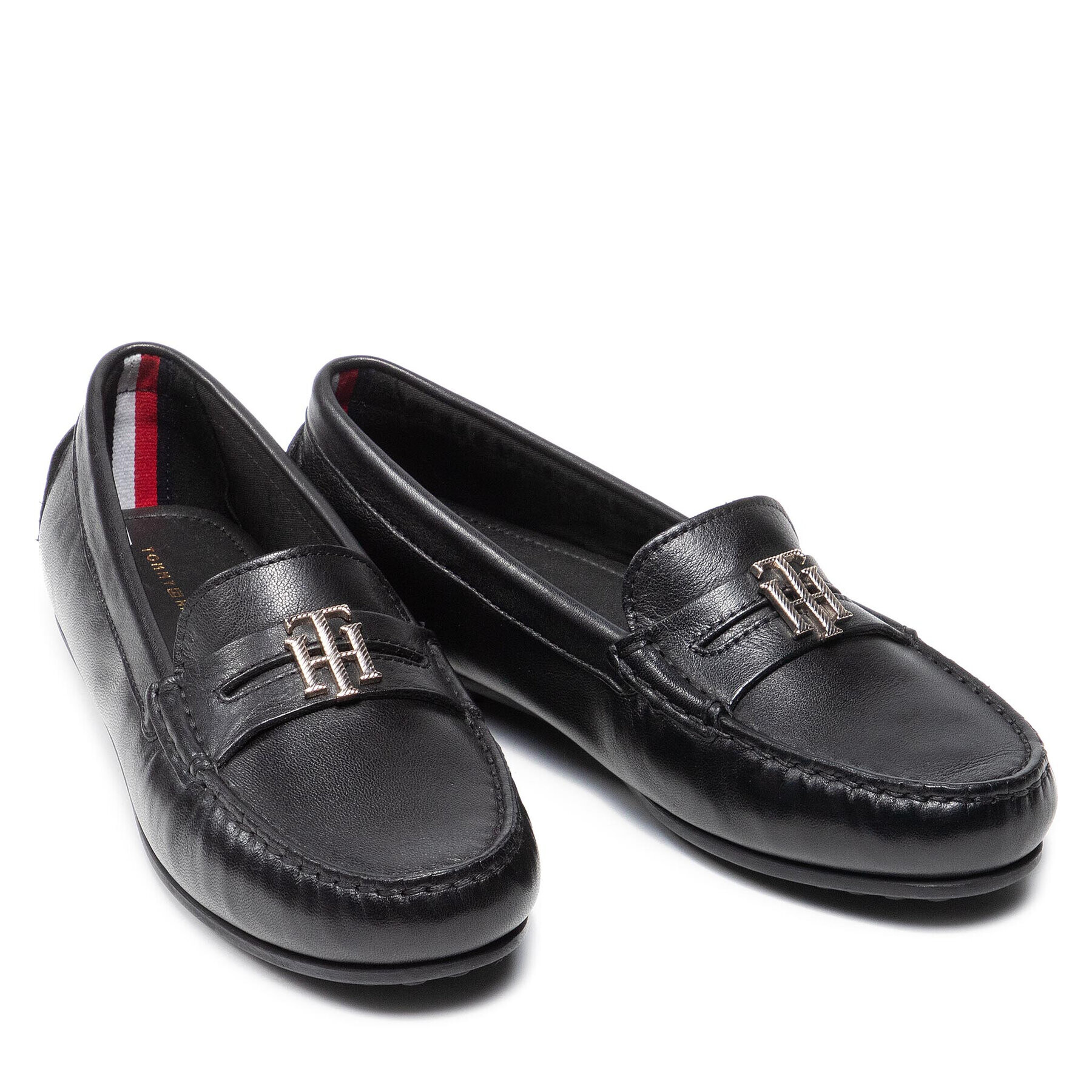 Tommy Hilfiger Mokasíny TH Hardware Mocassin FW0FW05956 Čierna - Pepit.sk