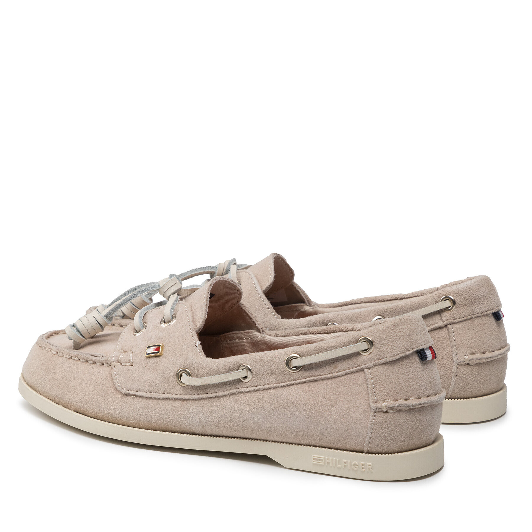 Tommy Hilfiger Mokasíny Tommy Feminine Boat Shoe FW0FW06347 Béžová - Pepit.sk