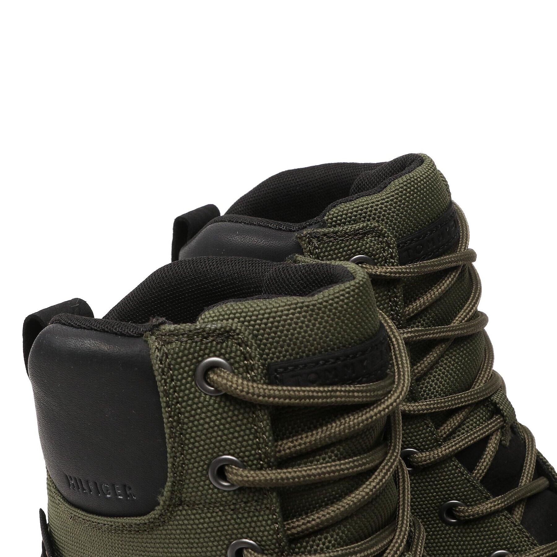 Tommy Hilfiger Outdoorová obuv Cordura Lace Boot FM0FM04189 Kaki - Pepit.sk