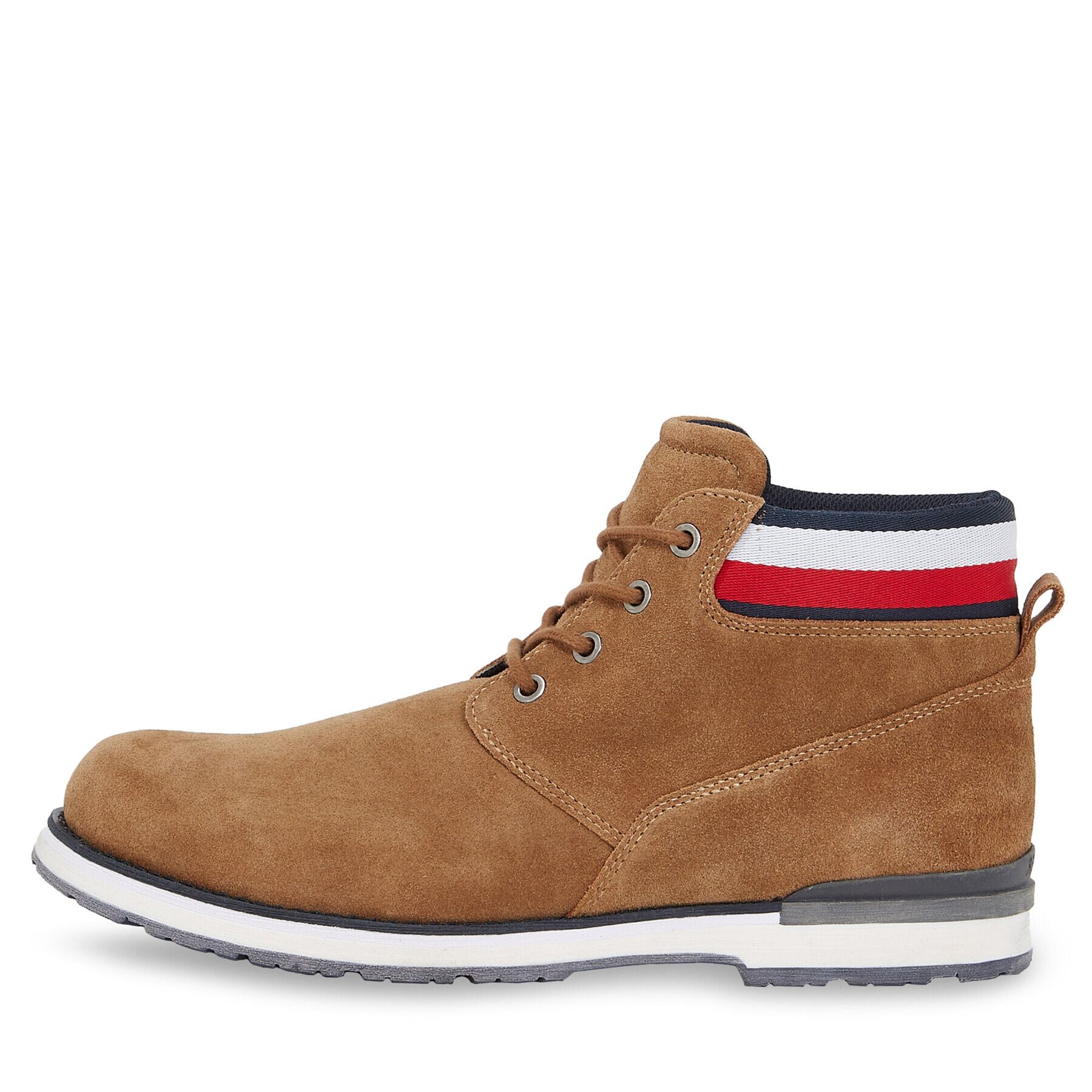 Tommy Hilfiger Outdoorová obuv Core Hilfiger Suede Boot FM0FM04800 Hnedá - Pepit.sk