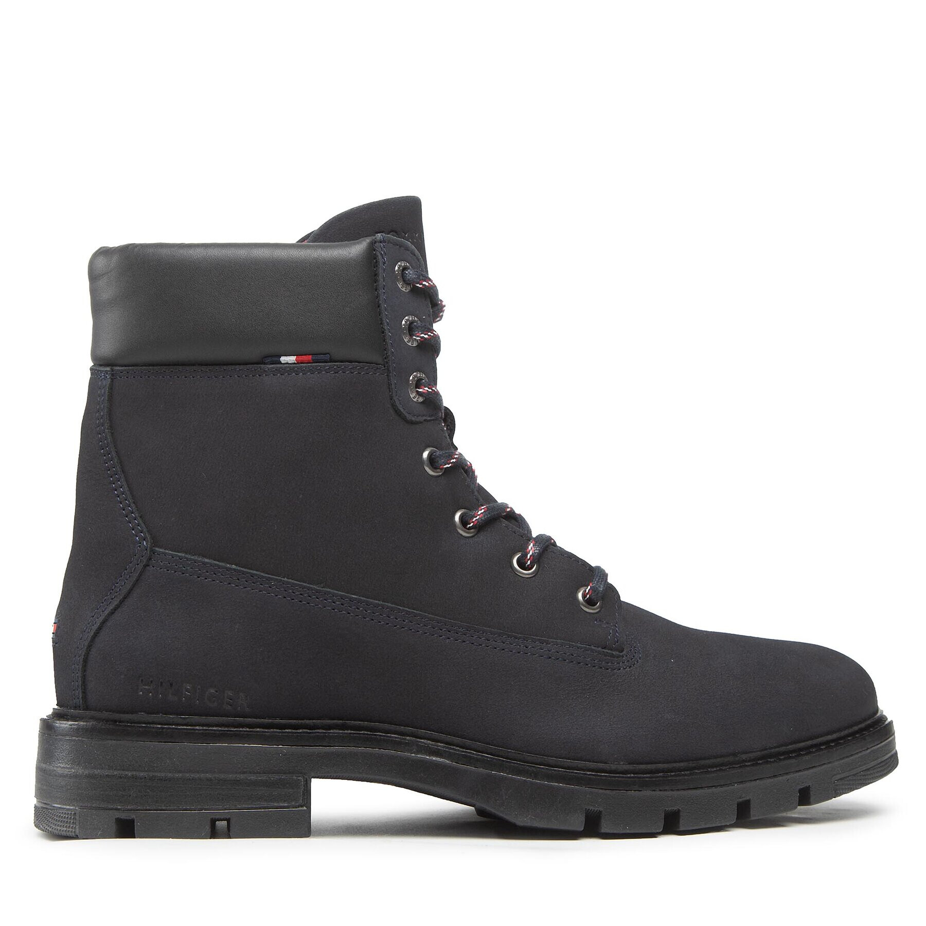 Tommy Hilfiger Outdoorová obuv Padded Nubuck Boot FM0FM04205 Tmavomodrá - Pepit.sk