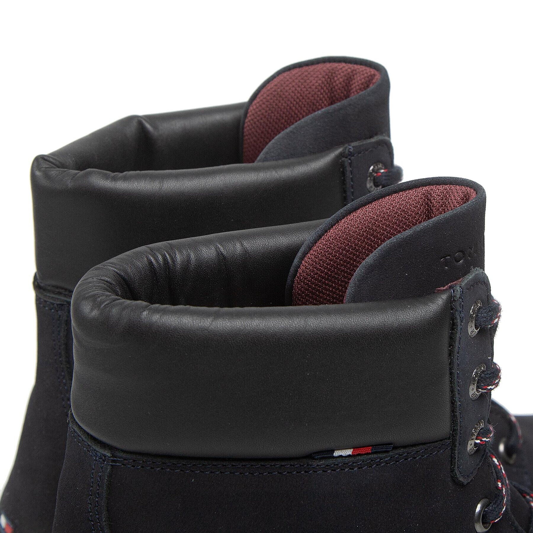 Tommy Hilfiger Outdoorová obuv Padded Nubuck Boot FM0FM04205 Tmavomodrá - Pepit.sk