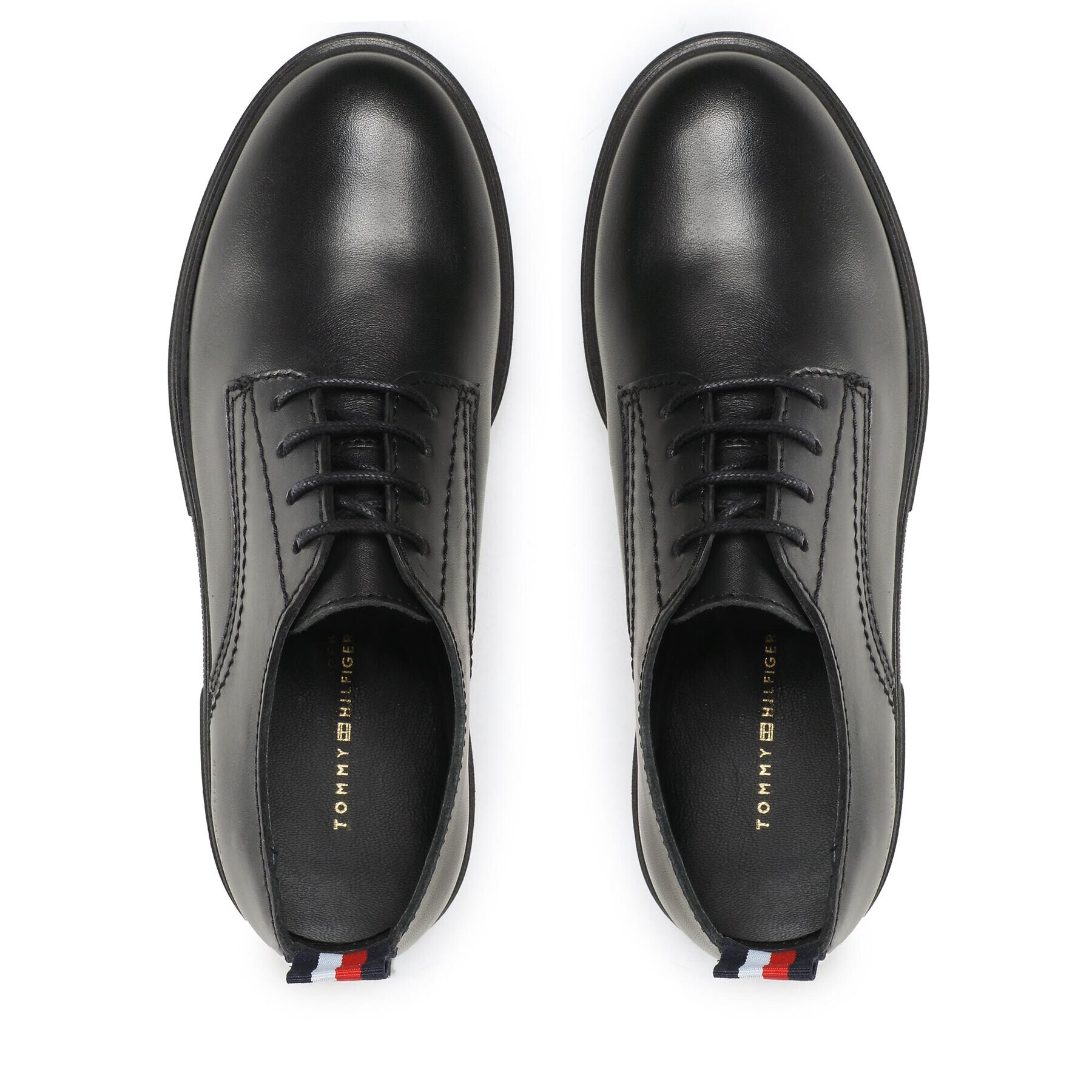 Tommy Hilfiger Oxfordky Leather LAce Up Shoe FW0FW06780 Čierna - Pepit.sk