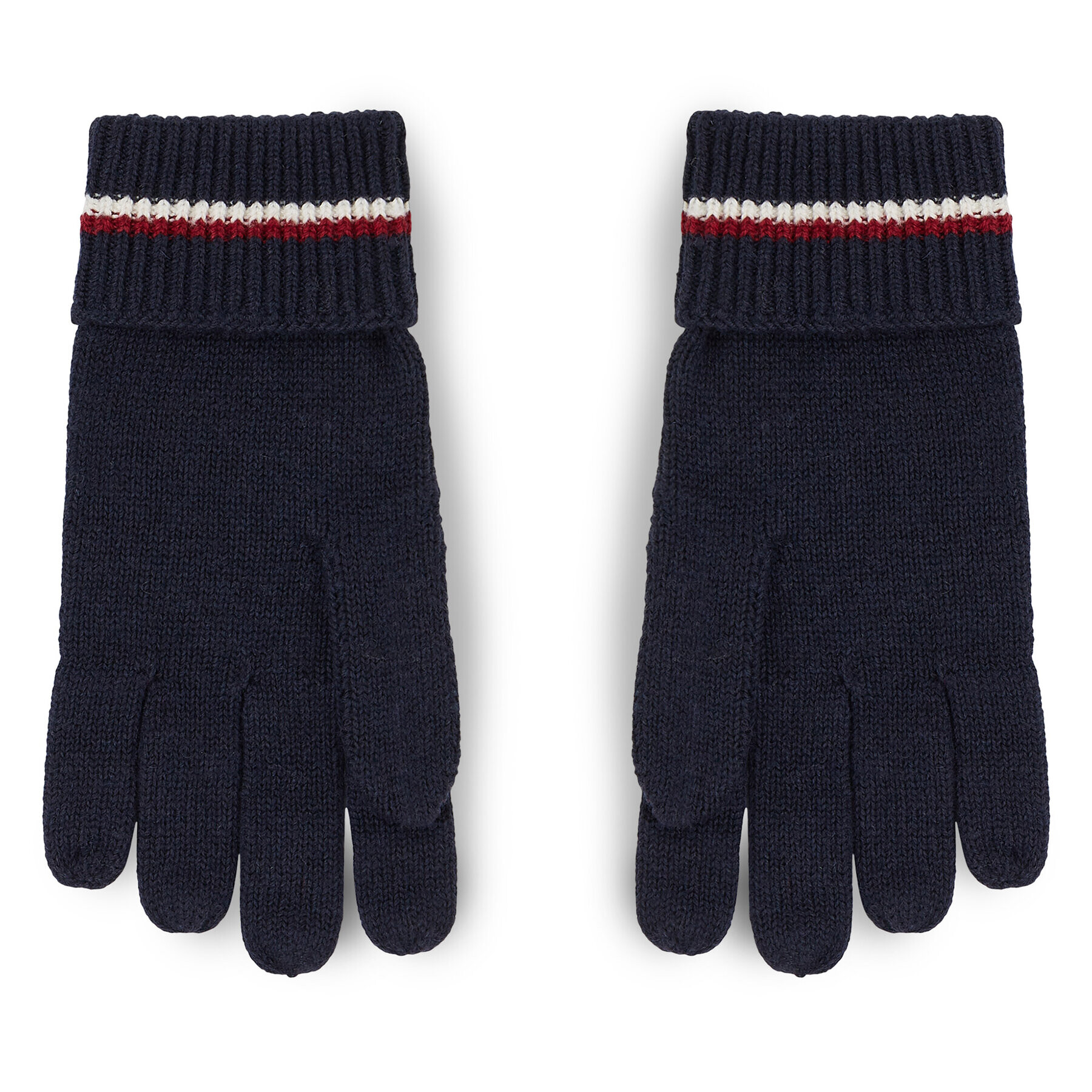 Tommy Hilfiger Pánske rukavice Corporate Knit Gloves AM0AM11488 Tmavomodrá - Pepit.sk