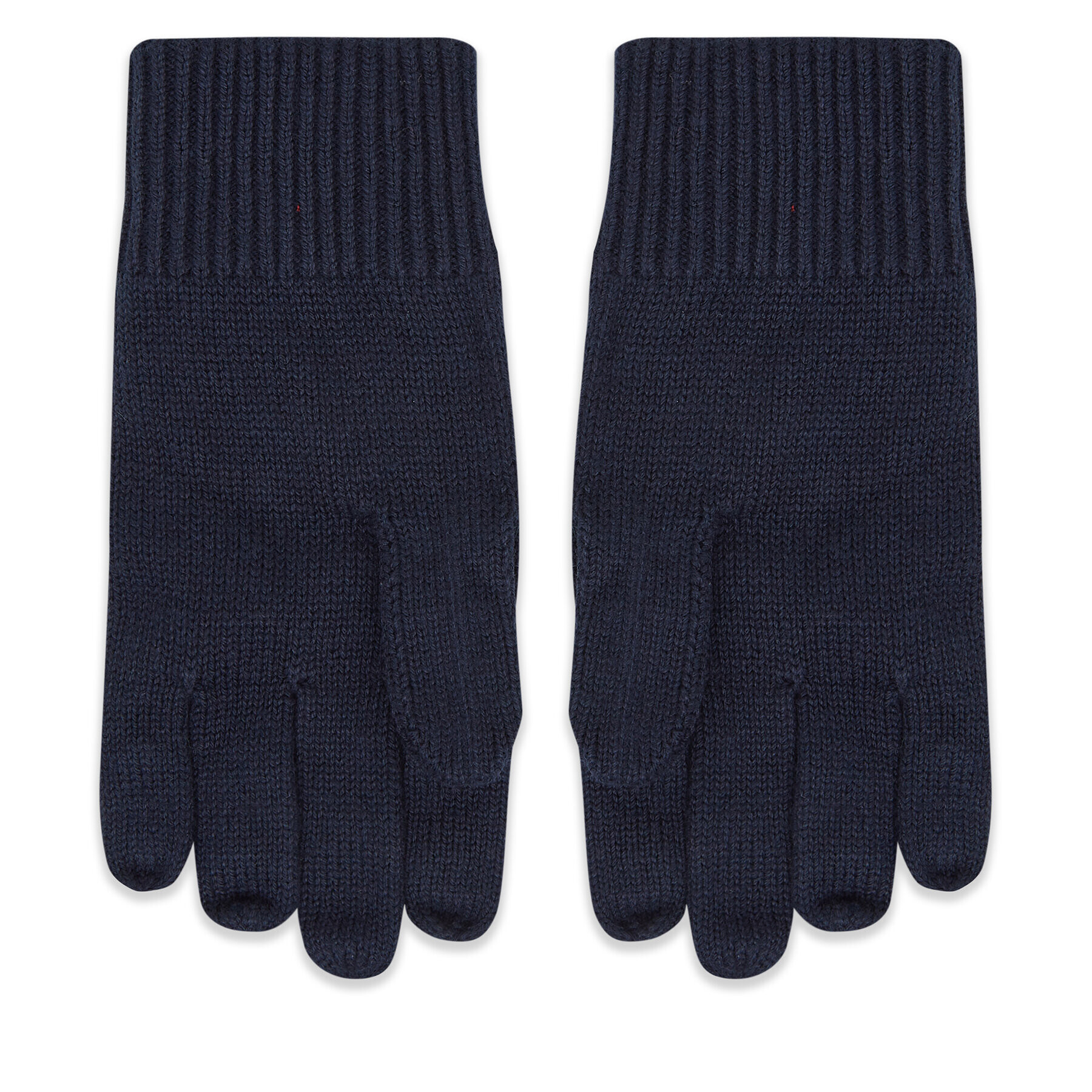 Tommy Hilfiger Pánske rukavice Essential Flag Knitted Gloves AM0AM11048 Tmavomodrá - Pepit.sk