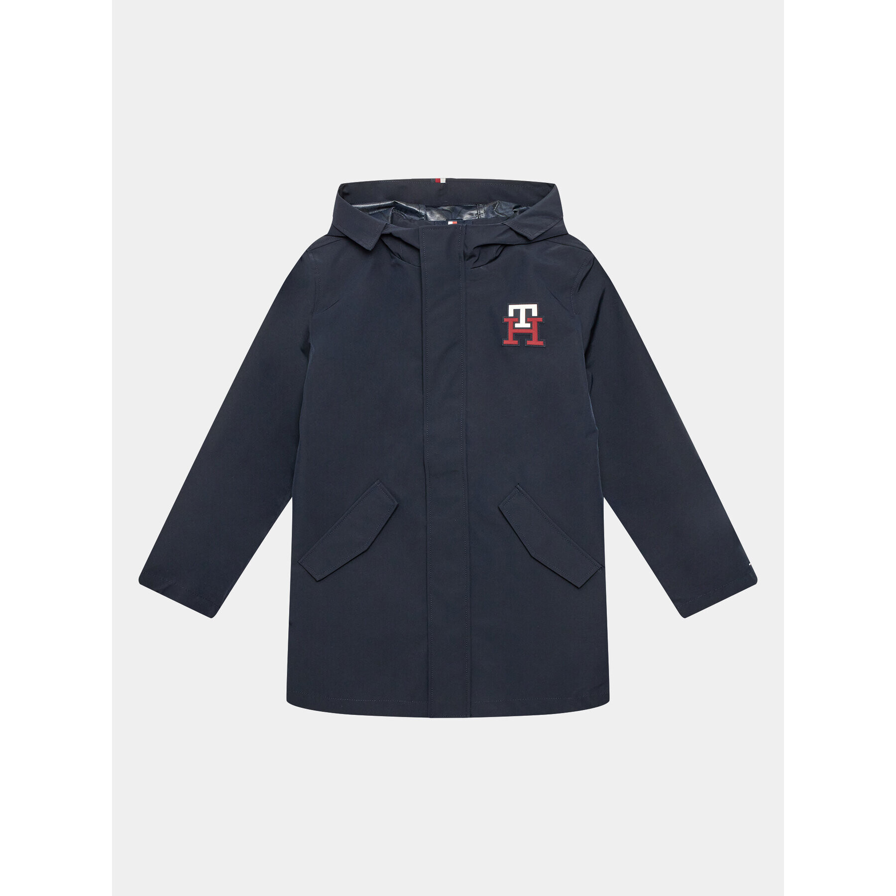 Tommy Hilfiger Parka KB0KB08224 D Tmavomodrá Regular Fit - Pepit.sk