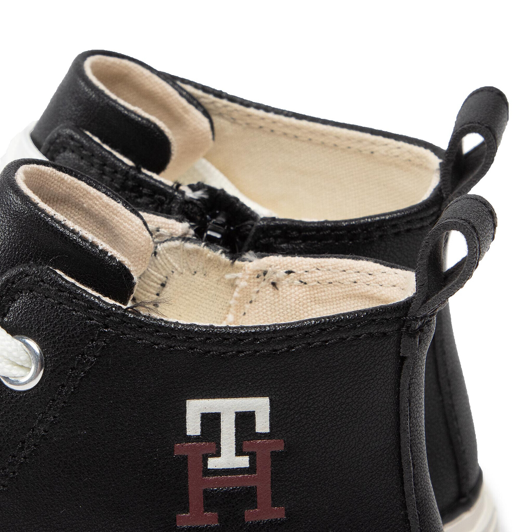 Tommy Hilfiger Plátenky High Top Lace-Up Sneaker T3A9-32288-1355 M Čierna - Pepit.sk