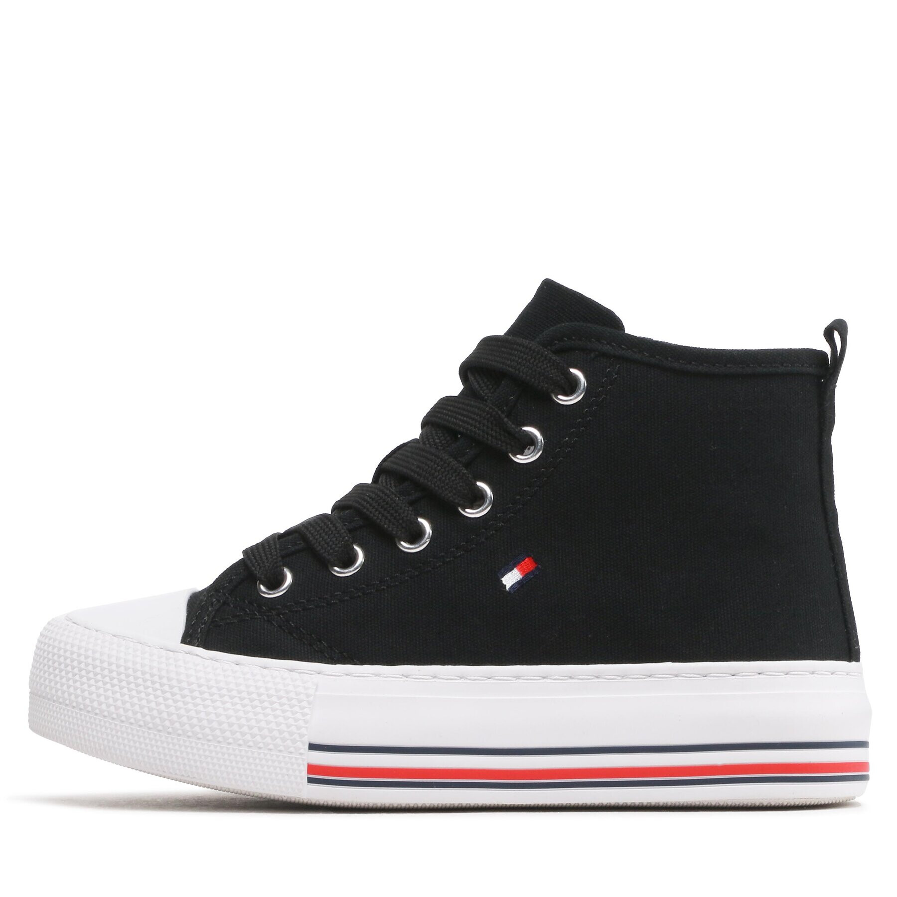 Tommy Hilfiger Plátenky High Top Lace-Up Sneaker T3A9-32679-0890 M Čierna - Pepit.sk