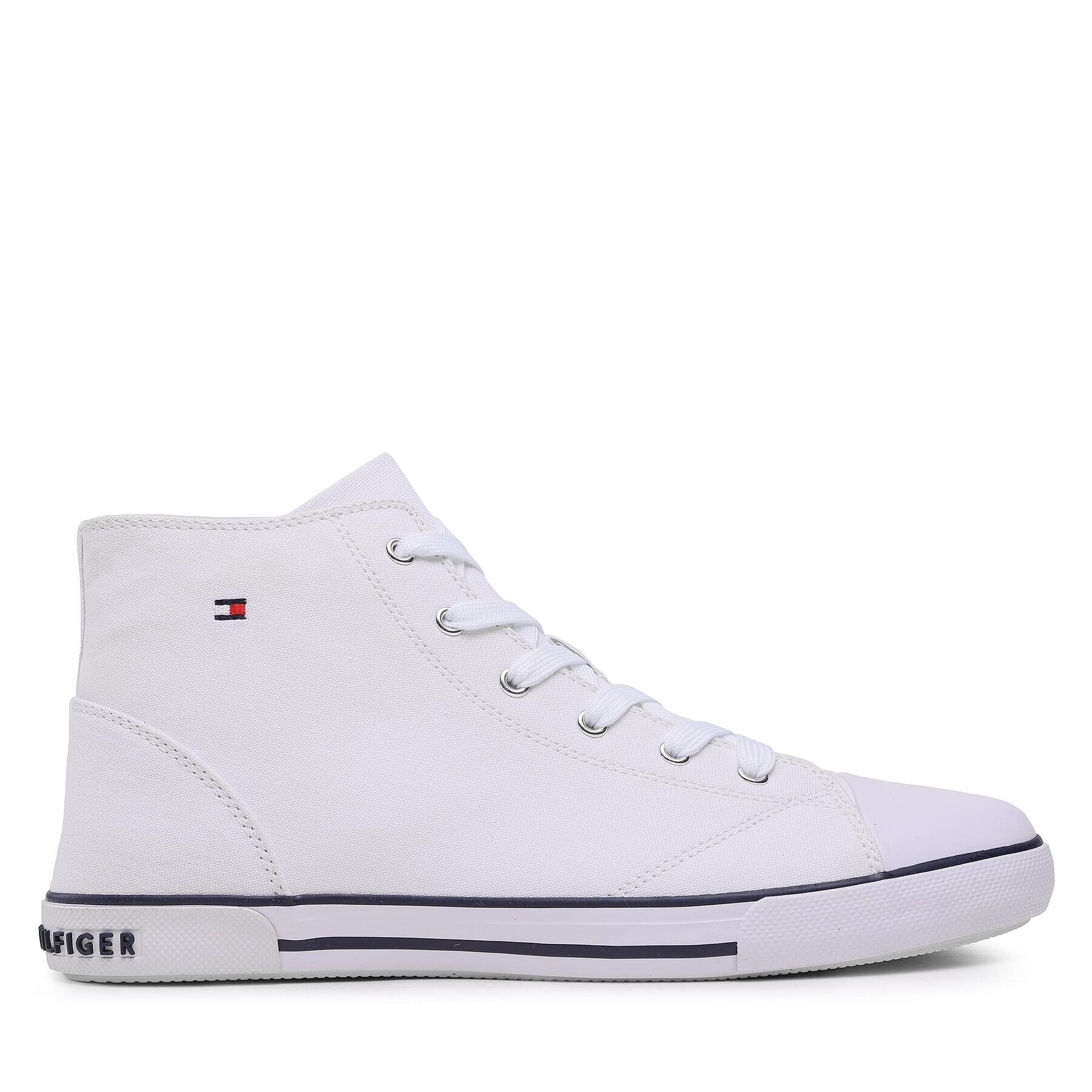 Tommy Hilfiger Plátenky High Top Lace-Up Sneaker T3X4-32209-0890 S Biela - Pepit.sk