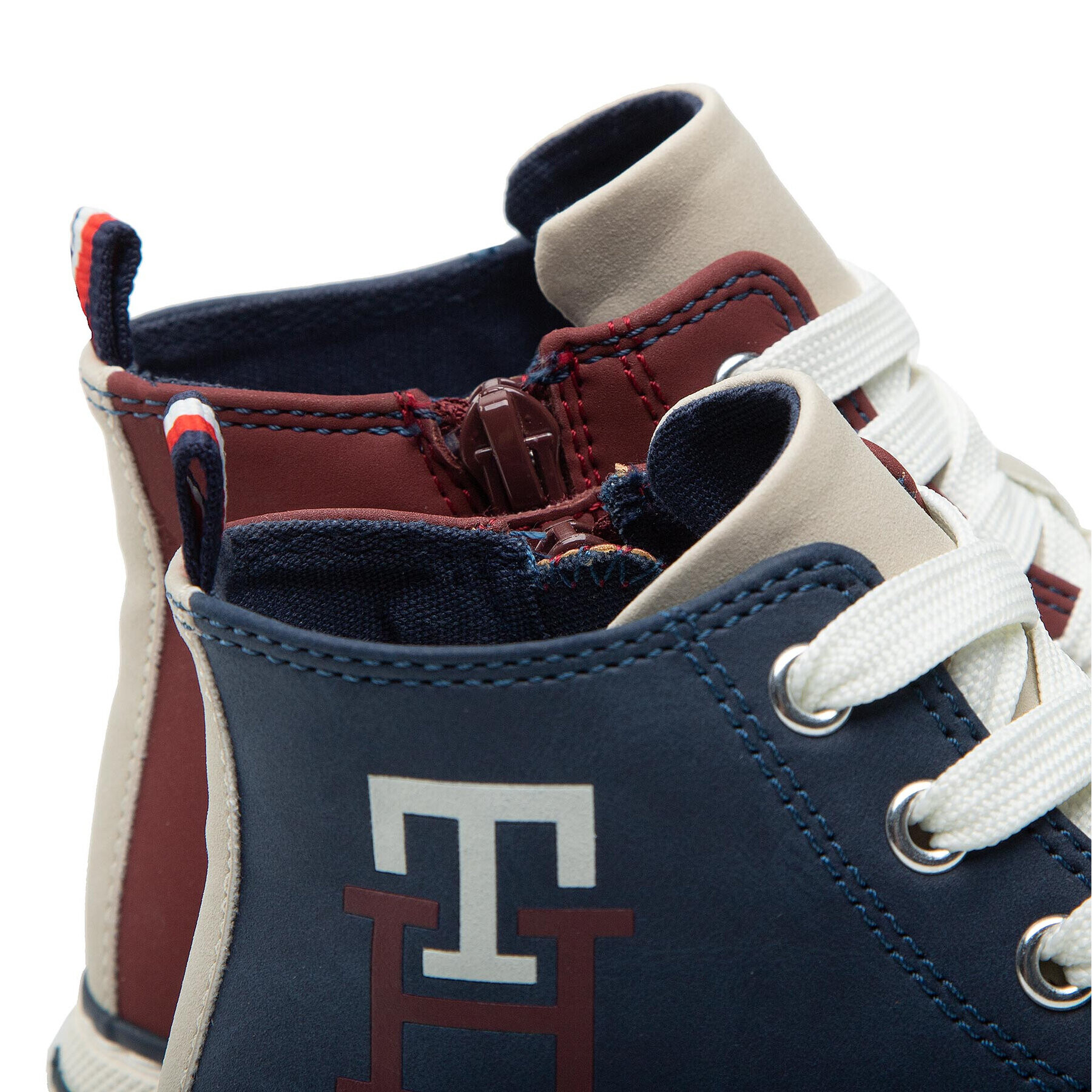 Tommy Hilfiger Plátenky High Top Lace-Up Sneaker T3X9-32451-1441 M Tmavomodrá - Pepit.sk