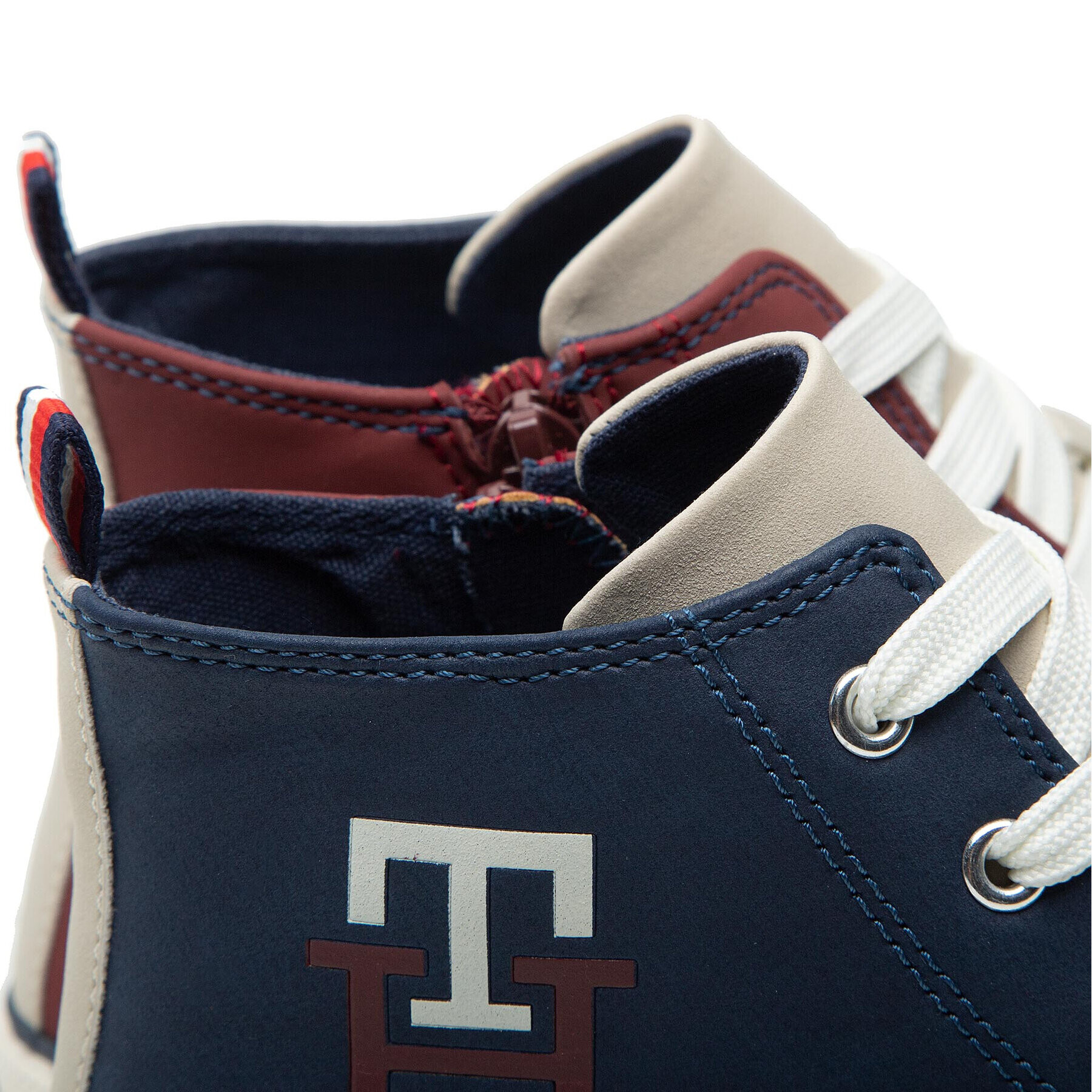 Tommy Hilfiger Plátenky High Top Lace-Up Sneaker T3X9-32451-1441 S Tmavomodrá - Pepit.sk