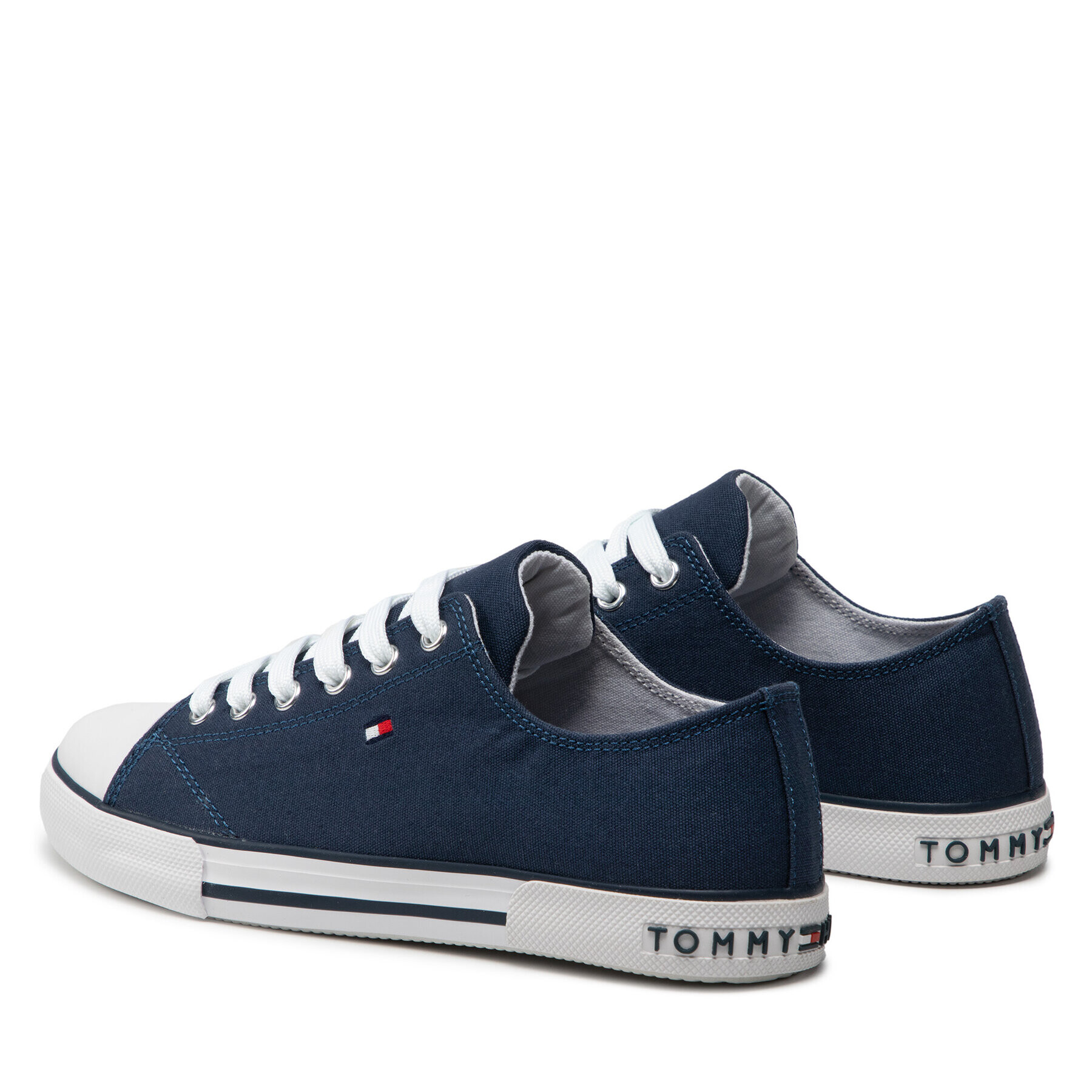 Tommy Hilfiger Plátenky Low Cut Lace-Up Sneaker T3X4-32207-0890 S Tmavomodrá - Pepit.sk