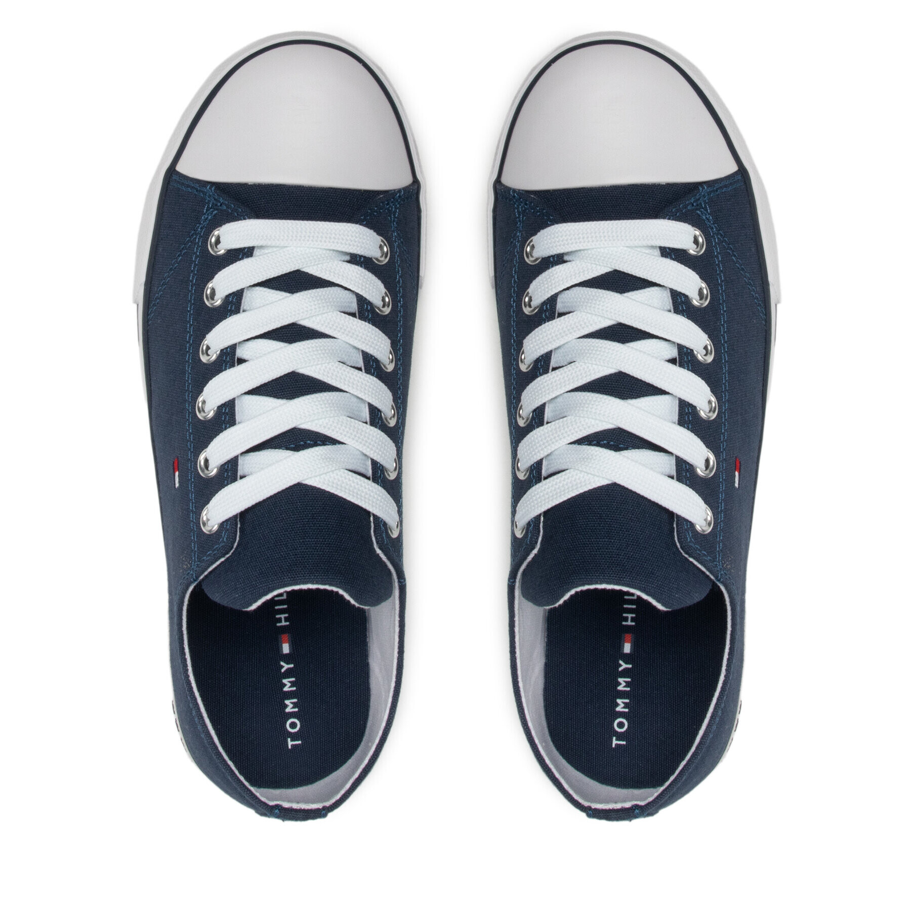 Tommy Hilfiger Plátenky Low Cut Lace-Up Sneaker T3X4-32207-0890 S Tmavomodrá - Pepit.sk