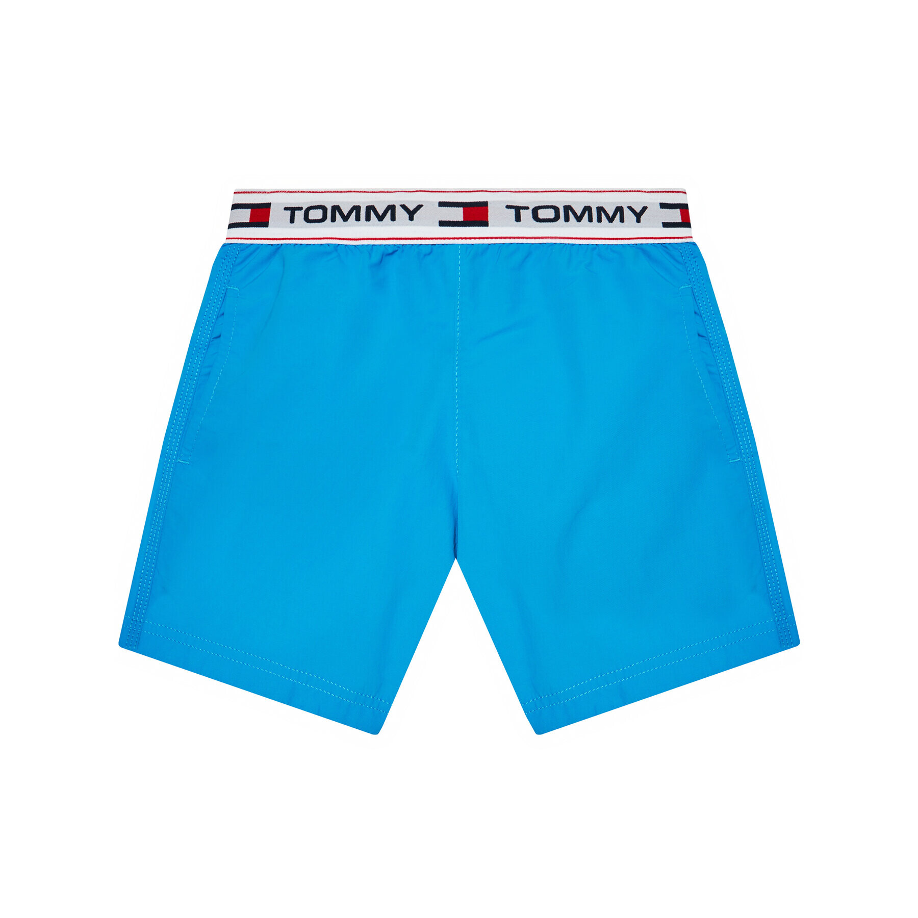 Tommy Hilfiger Plavecké šortky Medium Drawstring UB0UB00353 Modrá Regular Fit - Pepit.sk