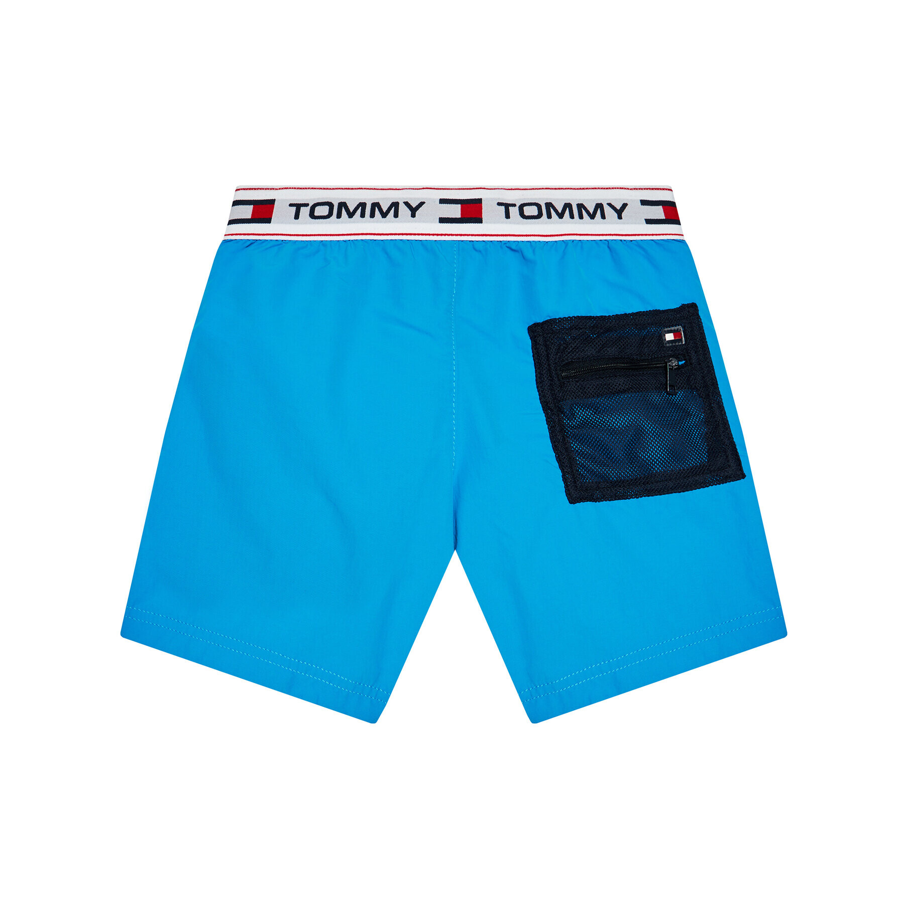 Tommy Hilfiger Plavecké šortky Medium Drawstring UB0UB00353 Modrá Regular Fit - Pepit.sk