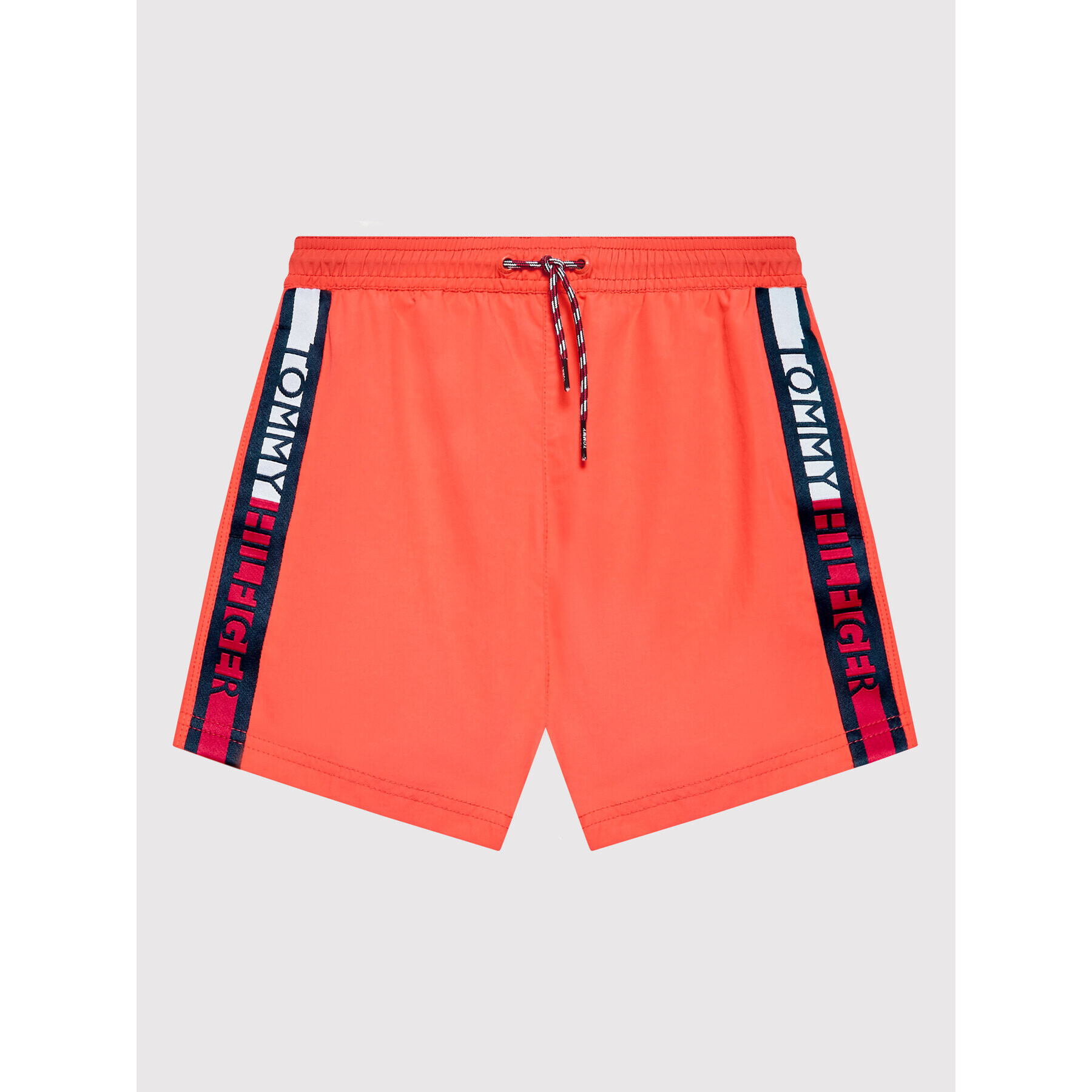 Tommy Hilfiger Plavecké šortky Medium Drawstring UB0UB00420 Oranžová Regular Fit - Pepit.sk