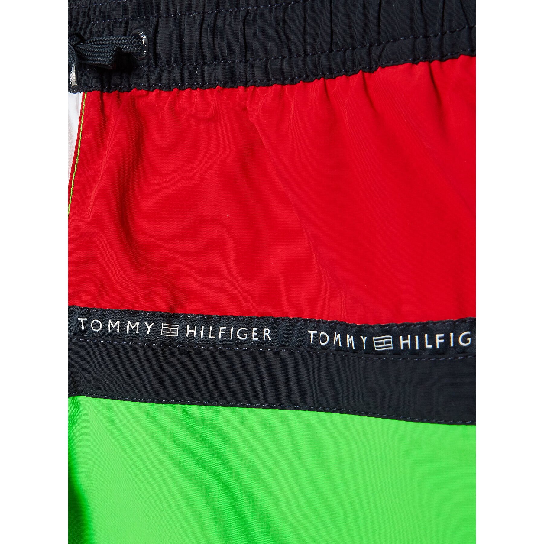 Tommy Hilfiger Plavecké šortky UB0UB00481 Zelená Regular Fit - Pepit.sk