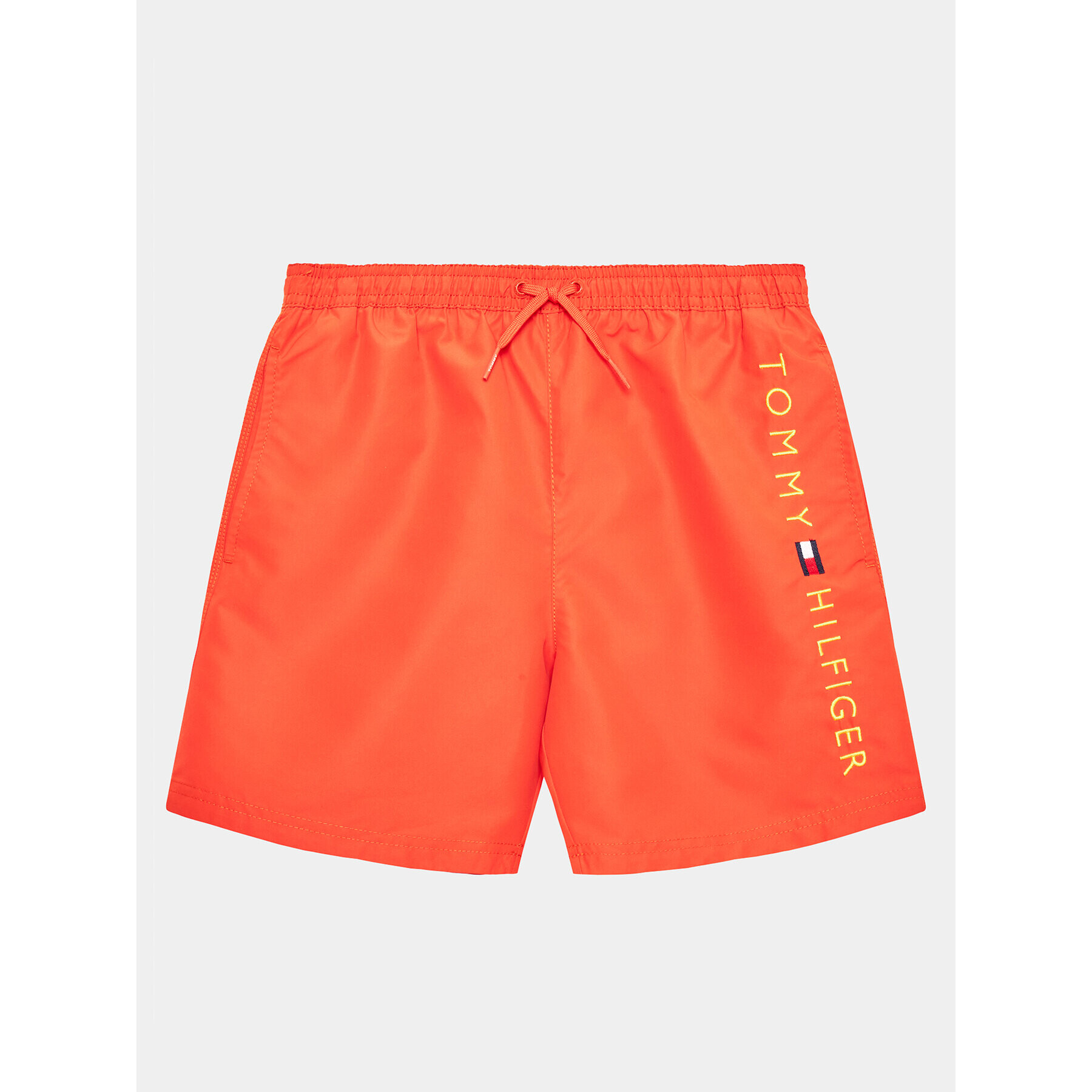 Tommy Hilfiger Plavecké šortky UB0UB00487 Oranžová Regular Fit - Pepit.sk