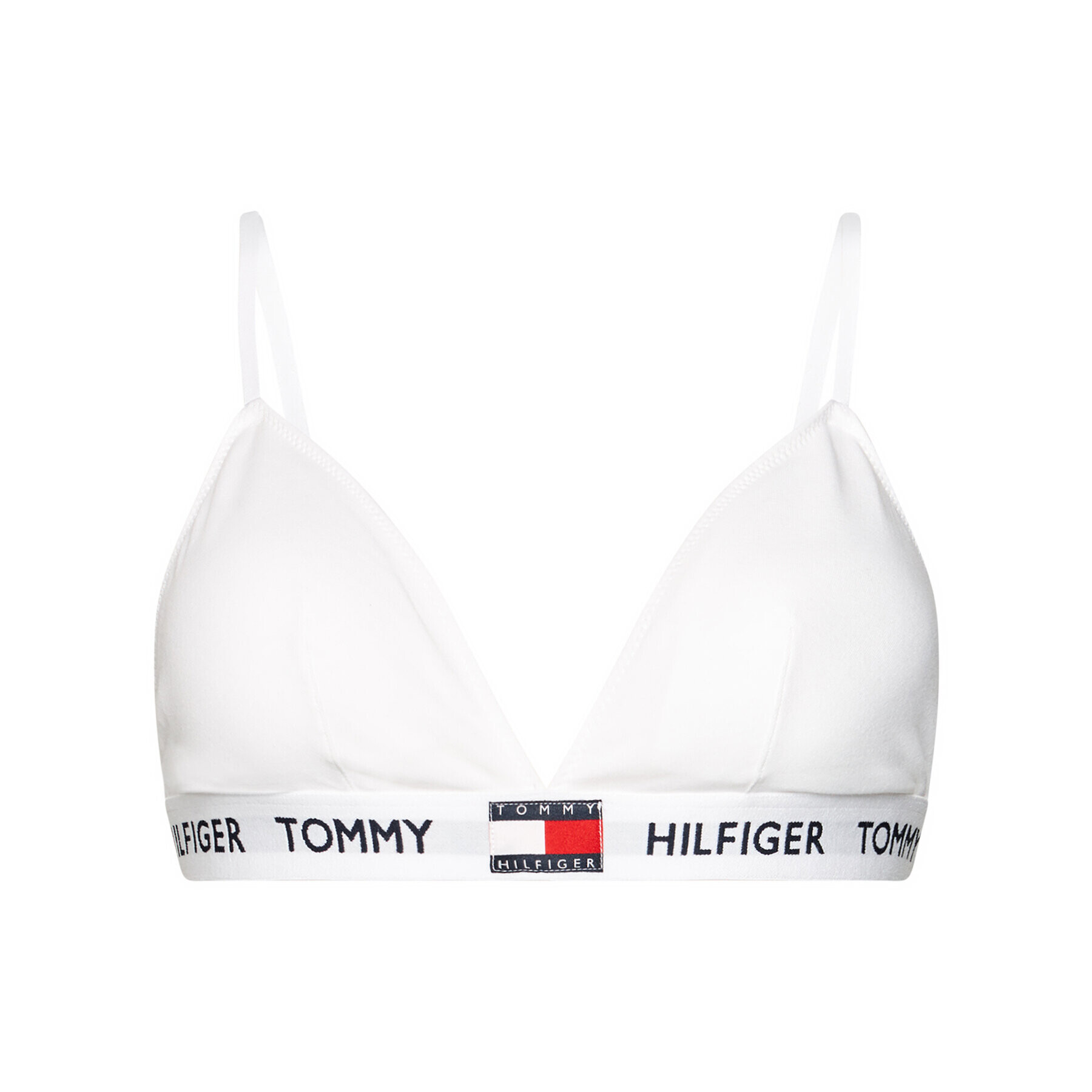 Tommy Hilfiger Podprsenka Bralette Padded Triangle Bra UW0UW02243 Biela - Pepit.sk