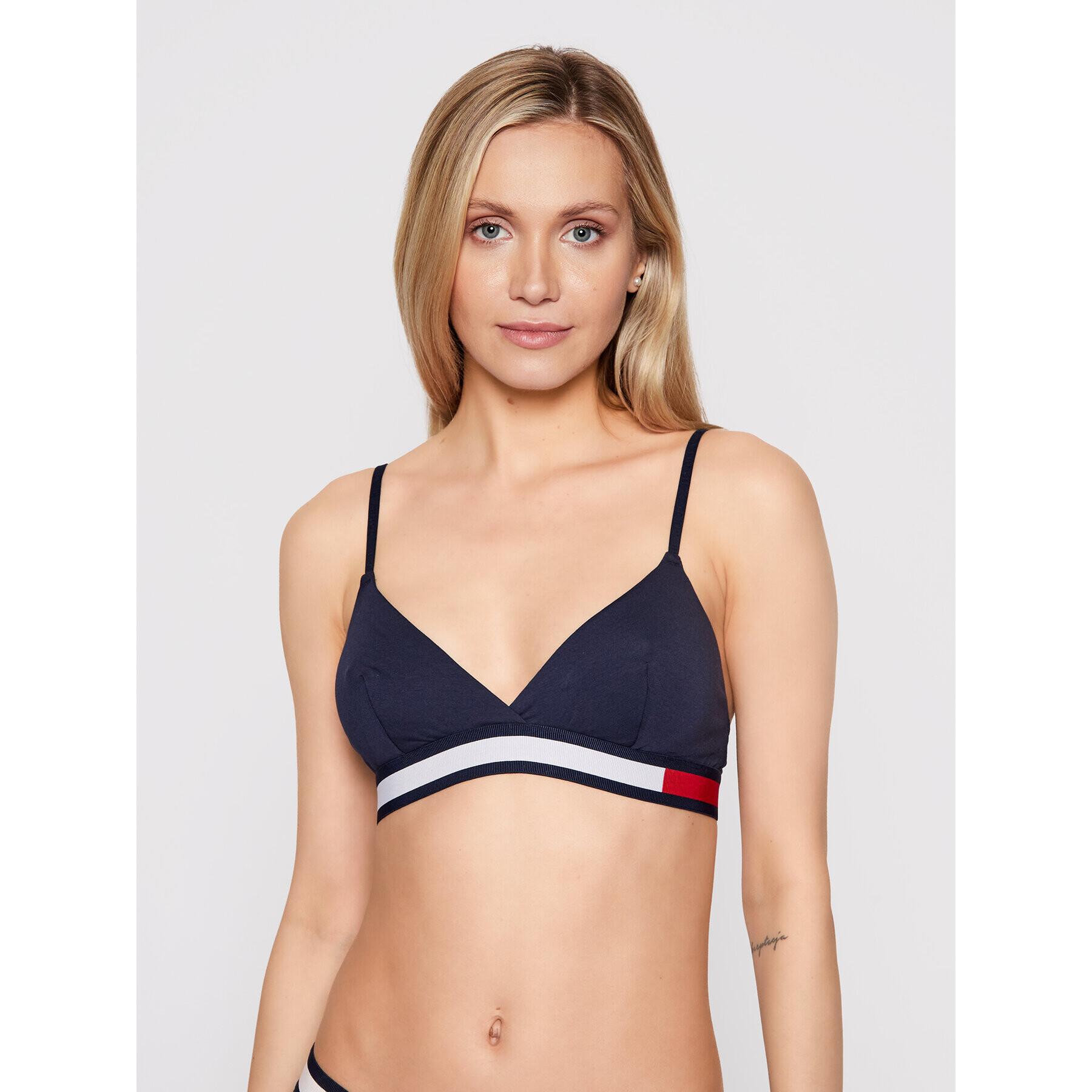 Tommy Hilfiger Podprsenka Bralette UW0UW01597 Tmavomodrá - Pepit.sk