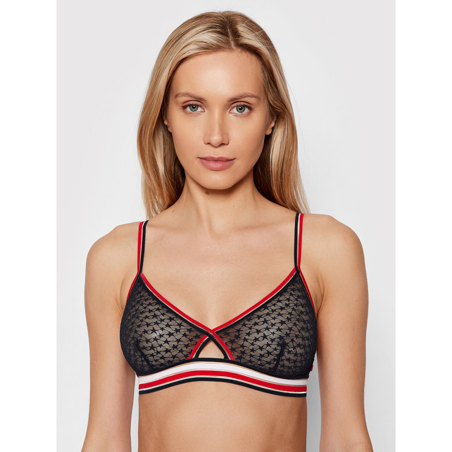 Tommy Hilfiger Podprsenka Bralette UW0UW02762 Tmavomodrá - Pepit.sk