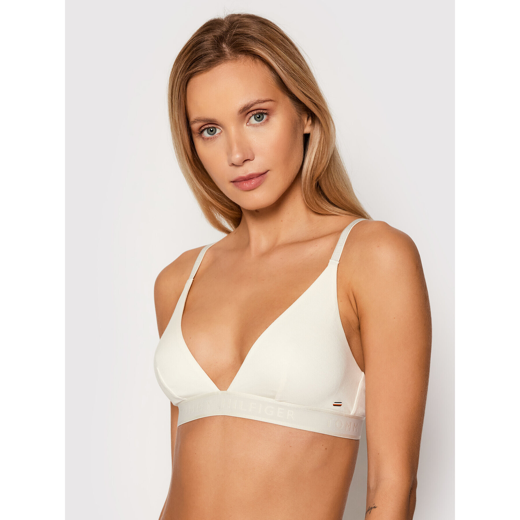 Tommy Hilfiger Podprsenka Bralette UW0UW03156 Biela - Pepit.sk