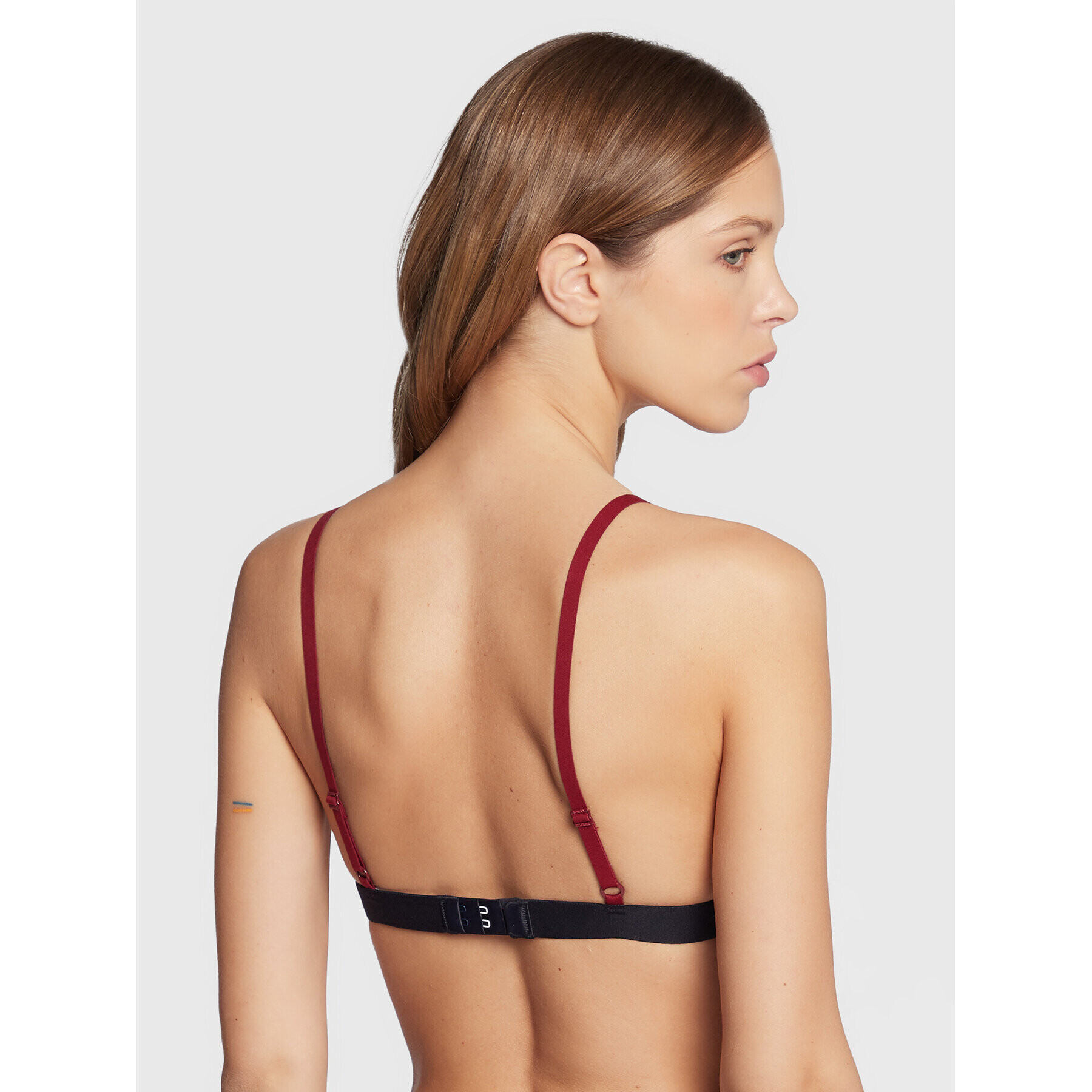 Tommy Hilfiger Podprsenka Bralette UW0UW03978 Červená - Pepit.sk