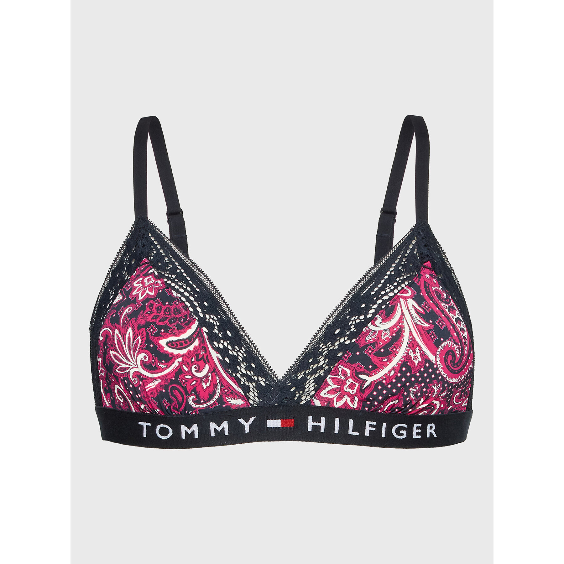 Tommy Hilfiger Podprsenka Bralette UW0UW03978 Ružová - Pepit.sk