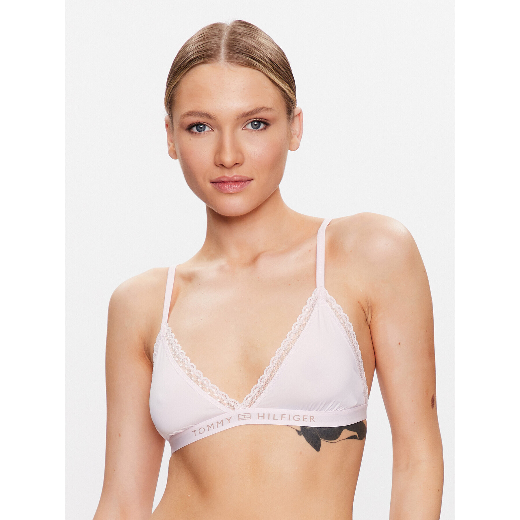 Tommy Hilfiger Podprsenka Bralette UW0UW04242 Ružová - Pepit.sk