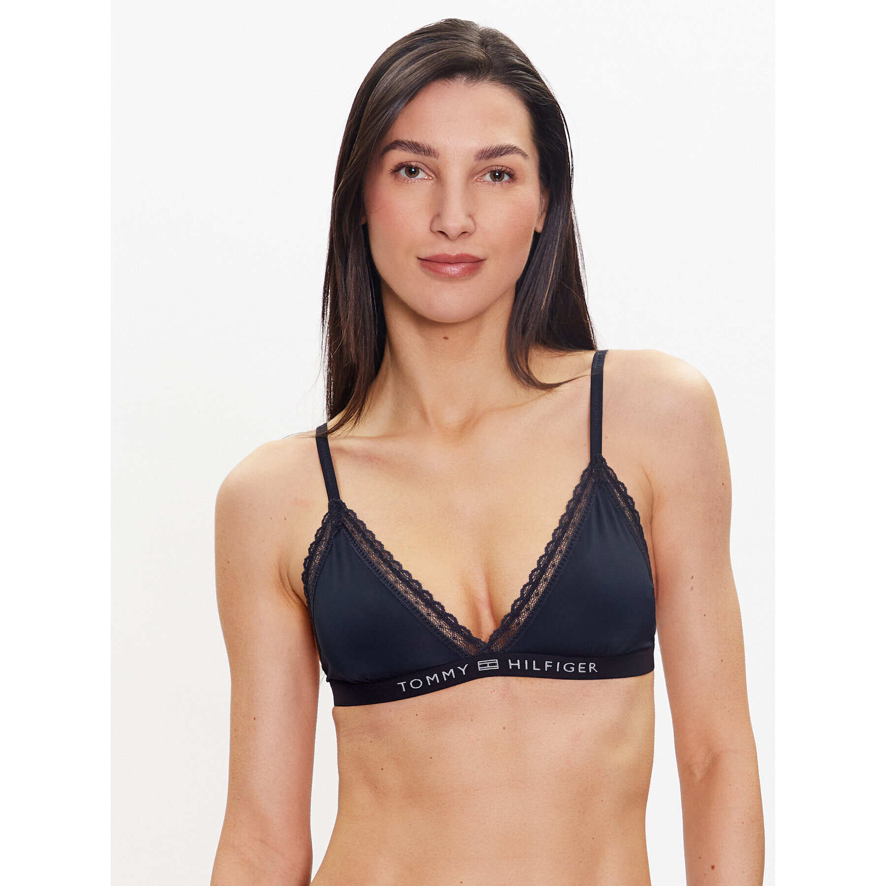 Tommy Hilfiger Podprsenka Bralette UW0UW04242 Tmavomodrá - Pepit.sk