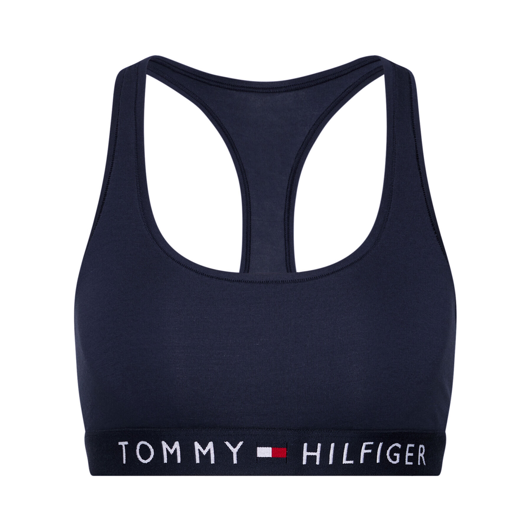 Tommy Hilfiger Podprsenkový top Bralette UW0UW02037 Tmavomodrá - Pepit.sk