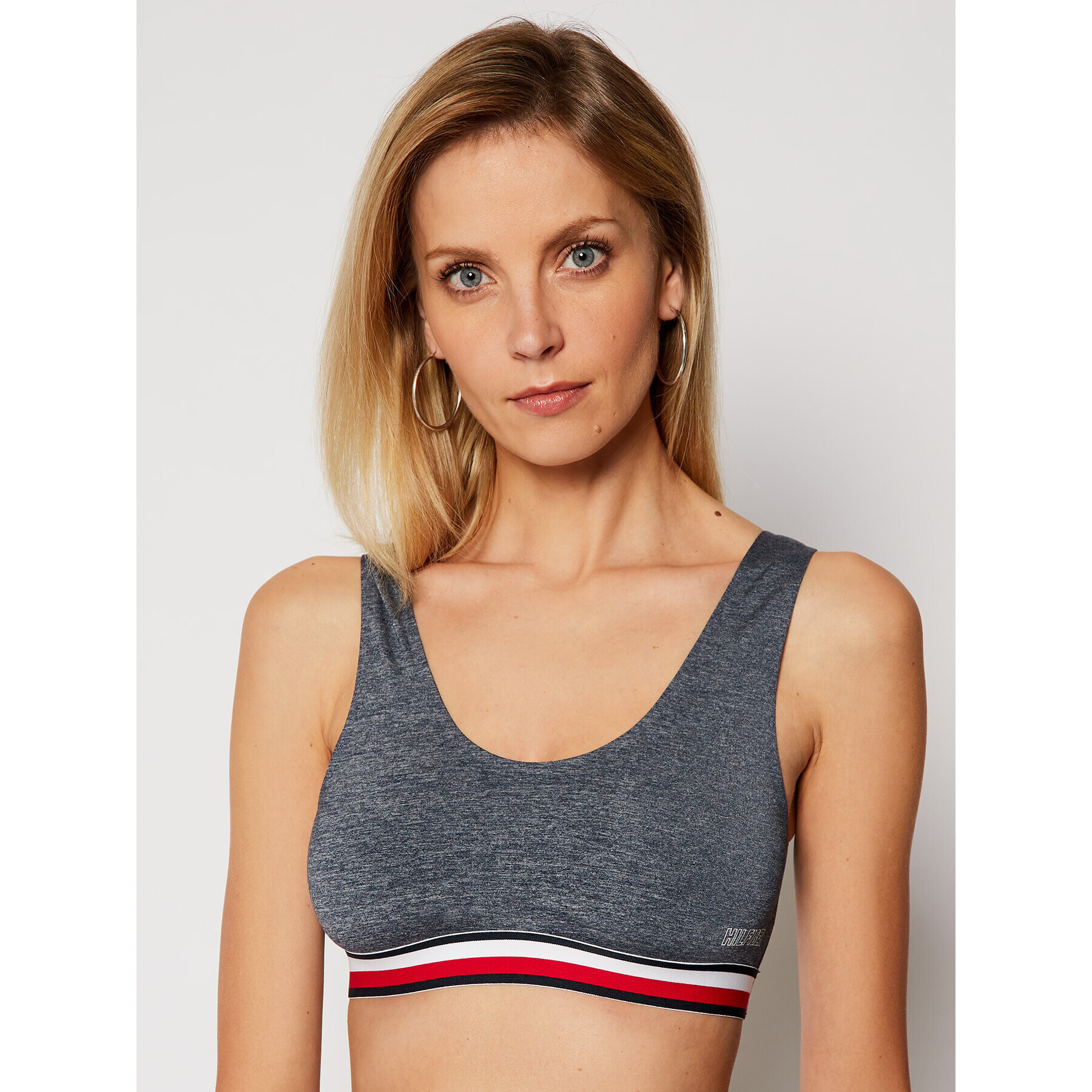 Tommy Hilfiger Podprsenkový top Bralette UW0UW02388 Tmavomodrá - Pepit.sk