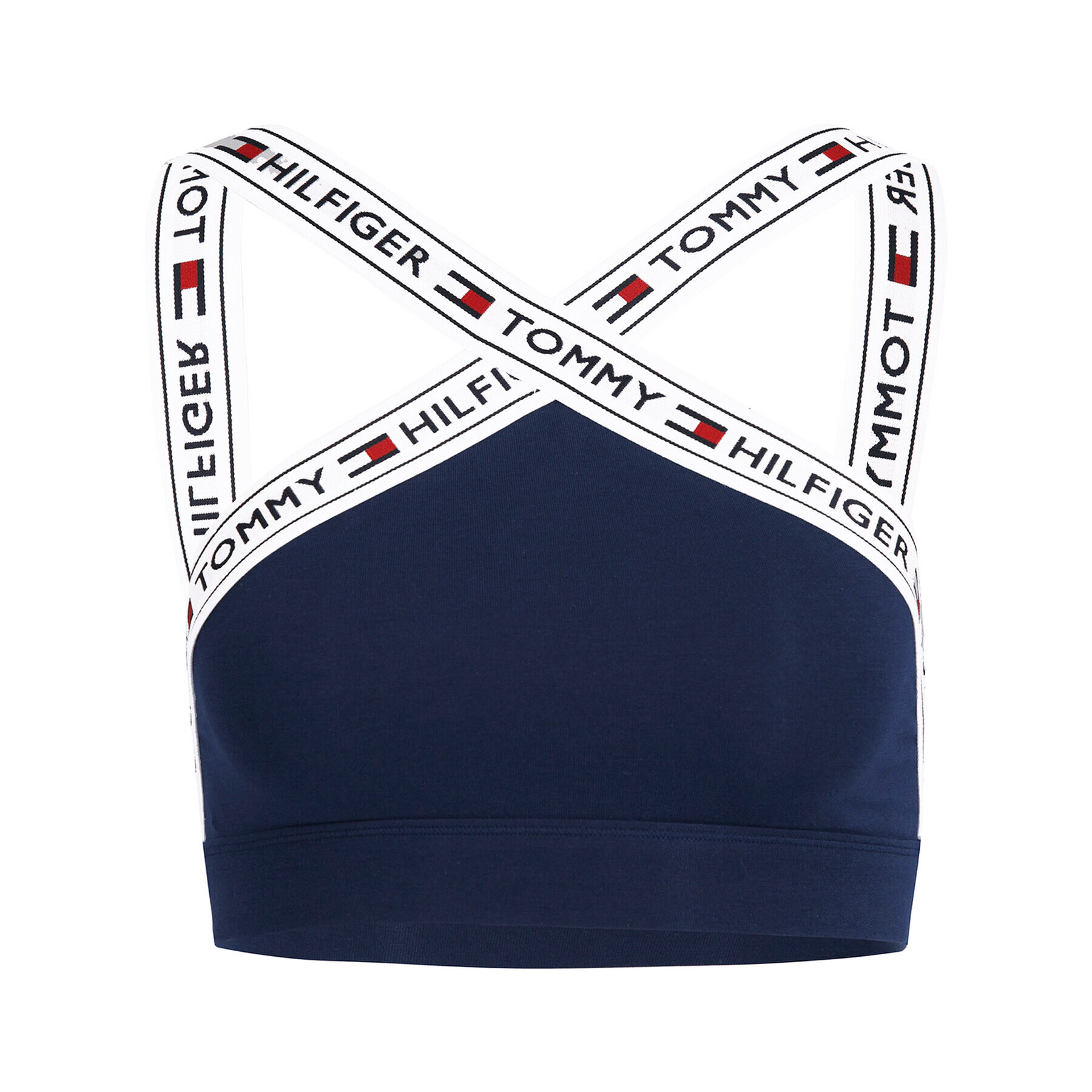 Tommy Hilfiger Podprsenkový top UW0UW00551 Tmavomodrá - Pepit.sk