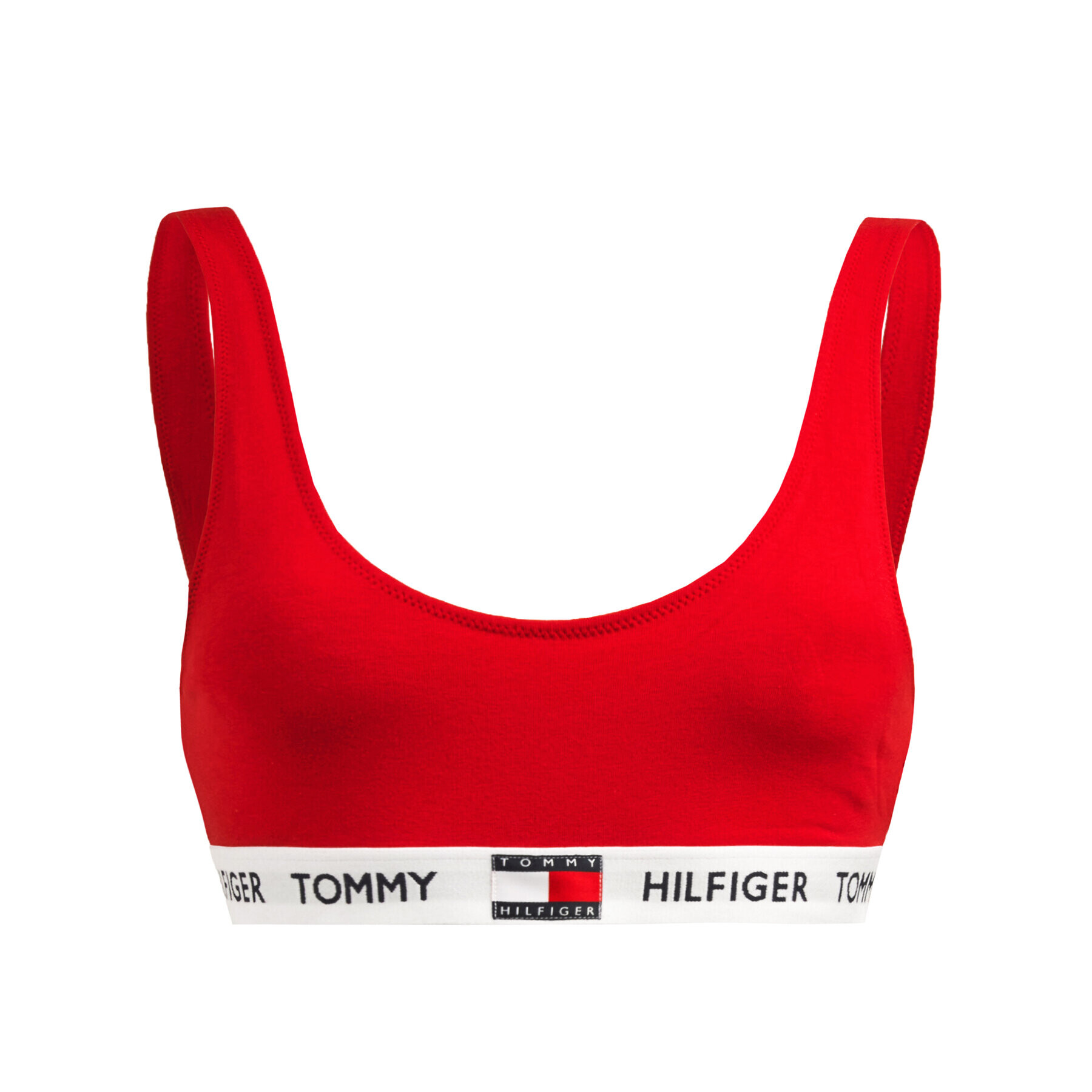 Tommy Hilfiger Podprsenkový top UW0UW02225 Červená - Pepit.sk