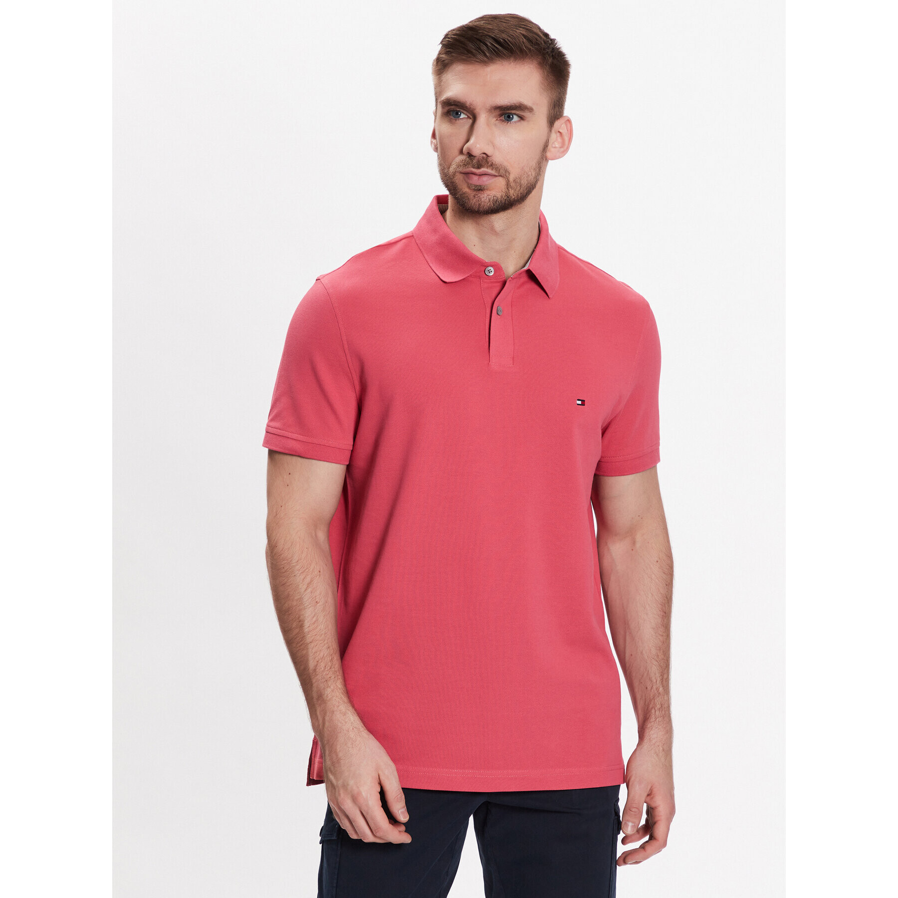 Tommy Hilfiger Polokošeľa 1985 MW0MW17770 Červená Regular Fit - Pepit.sk