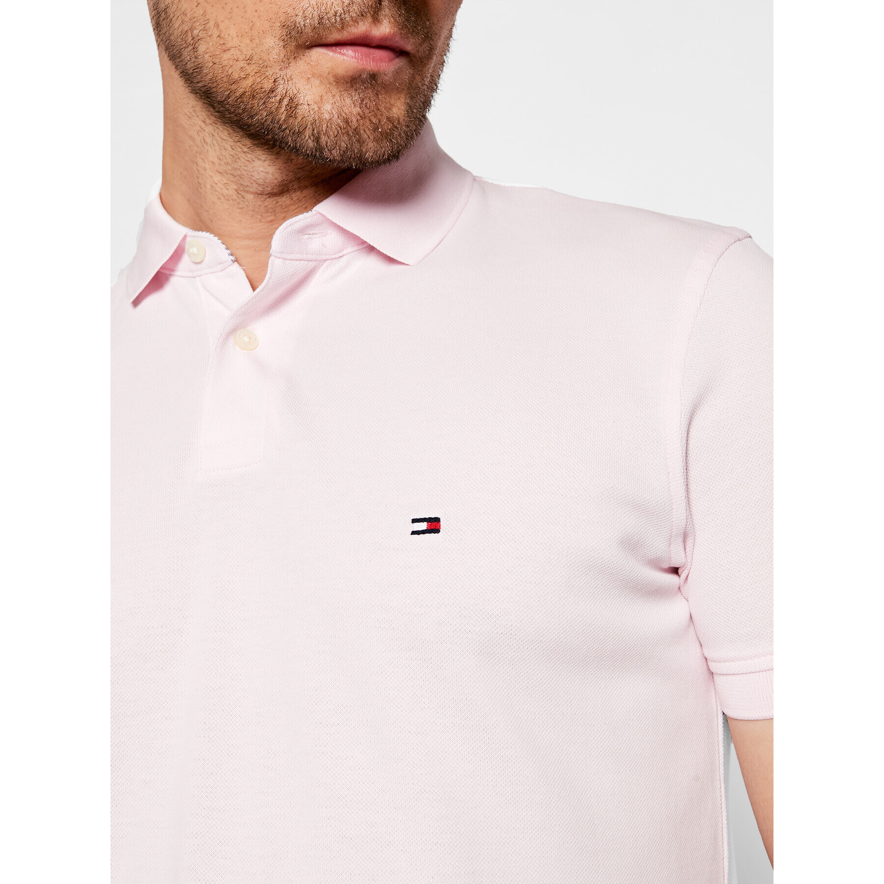 Tommy Hilfiger Polokošeľa 1985 MW0MW17770 Ružová Regular Fit - Pepit.sk