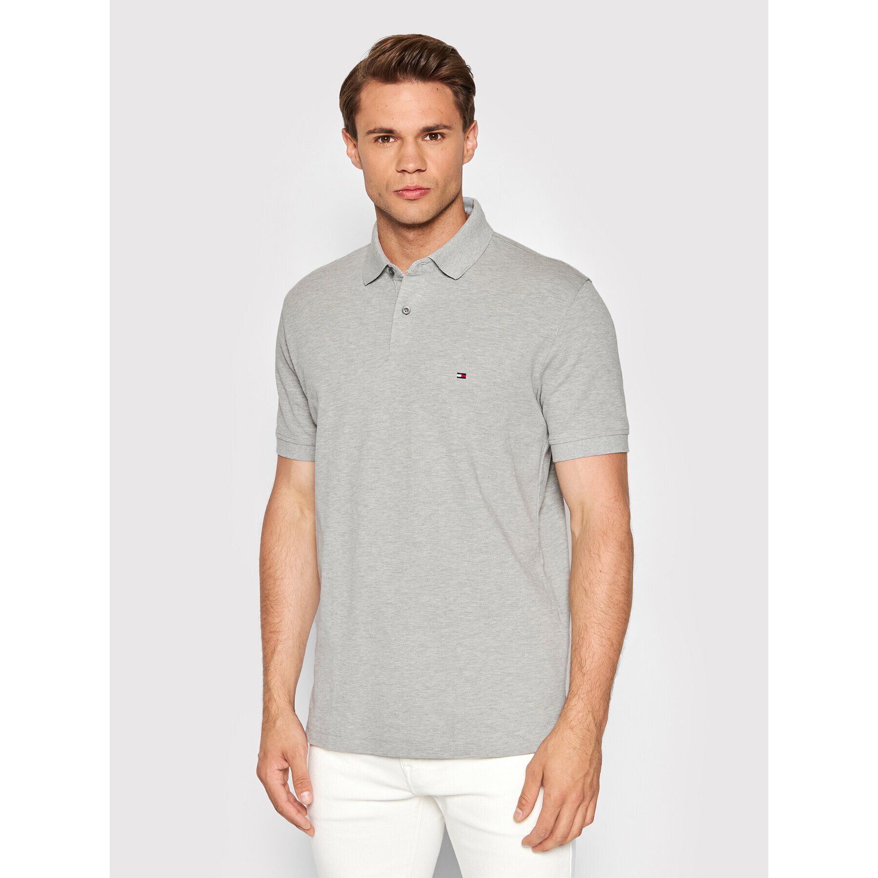 Tommy Hilfiger Polokošeľa 1985 MW0MW17770 Sivá Regular Fit - Pepit.sk